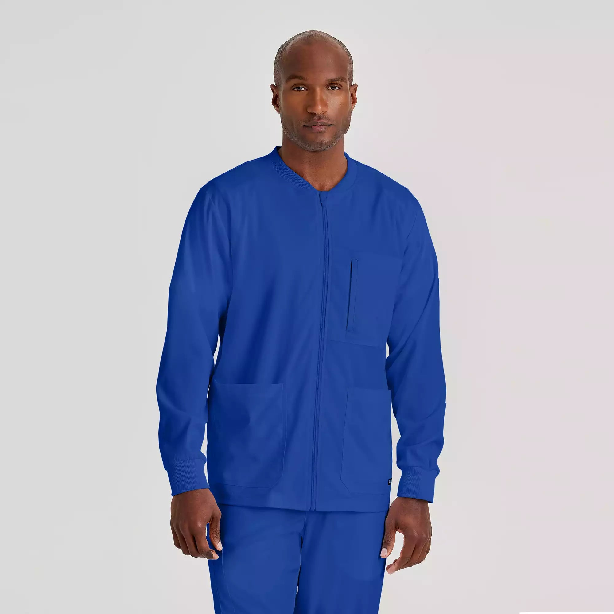 Men's Antimicrobial Warm-Up Scrub Jacket | GRSW871