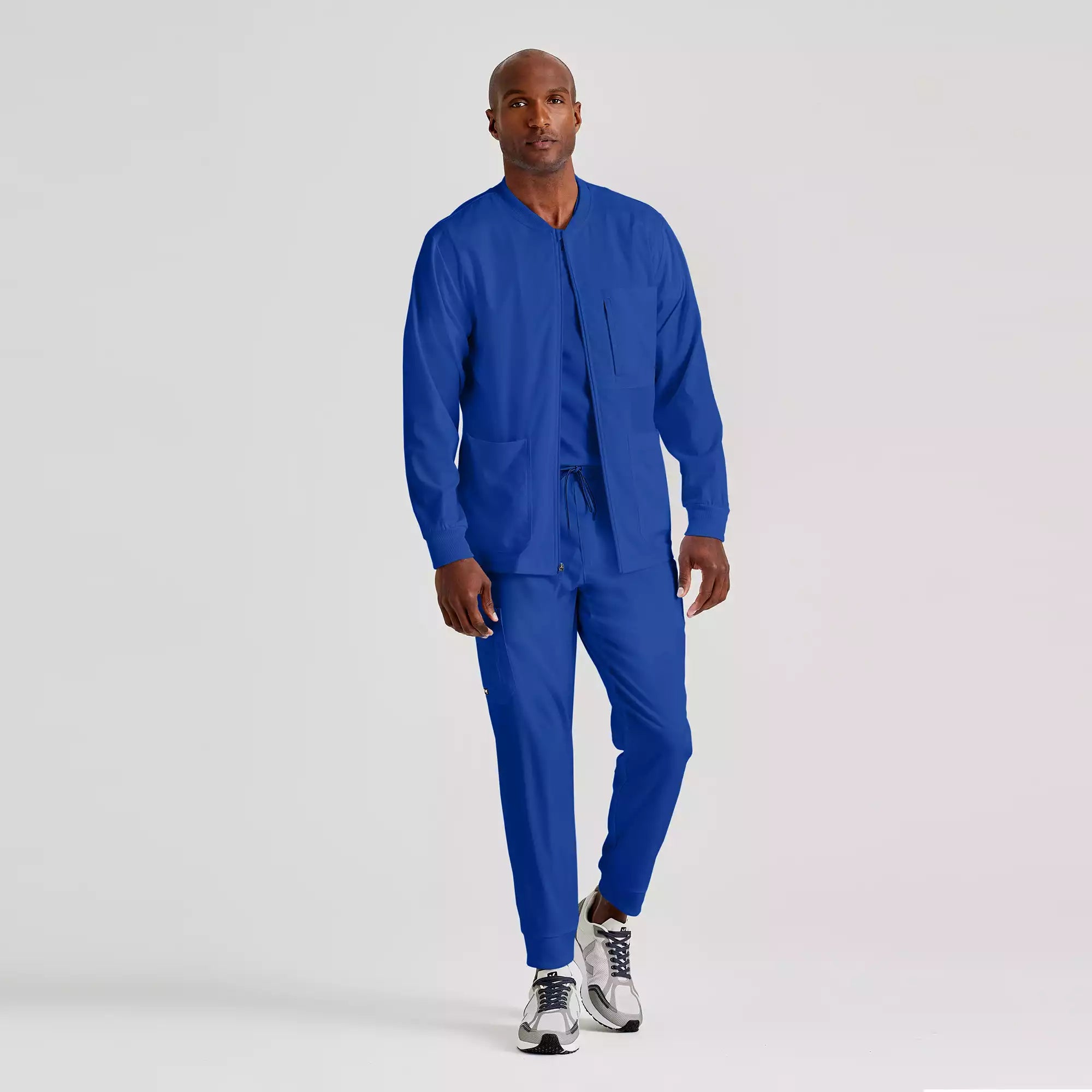 Men's Antimicrobial Warm-Up Scrub Jacket | GRSW871