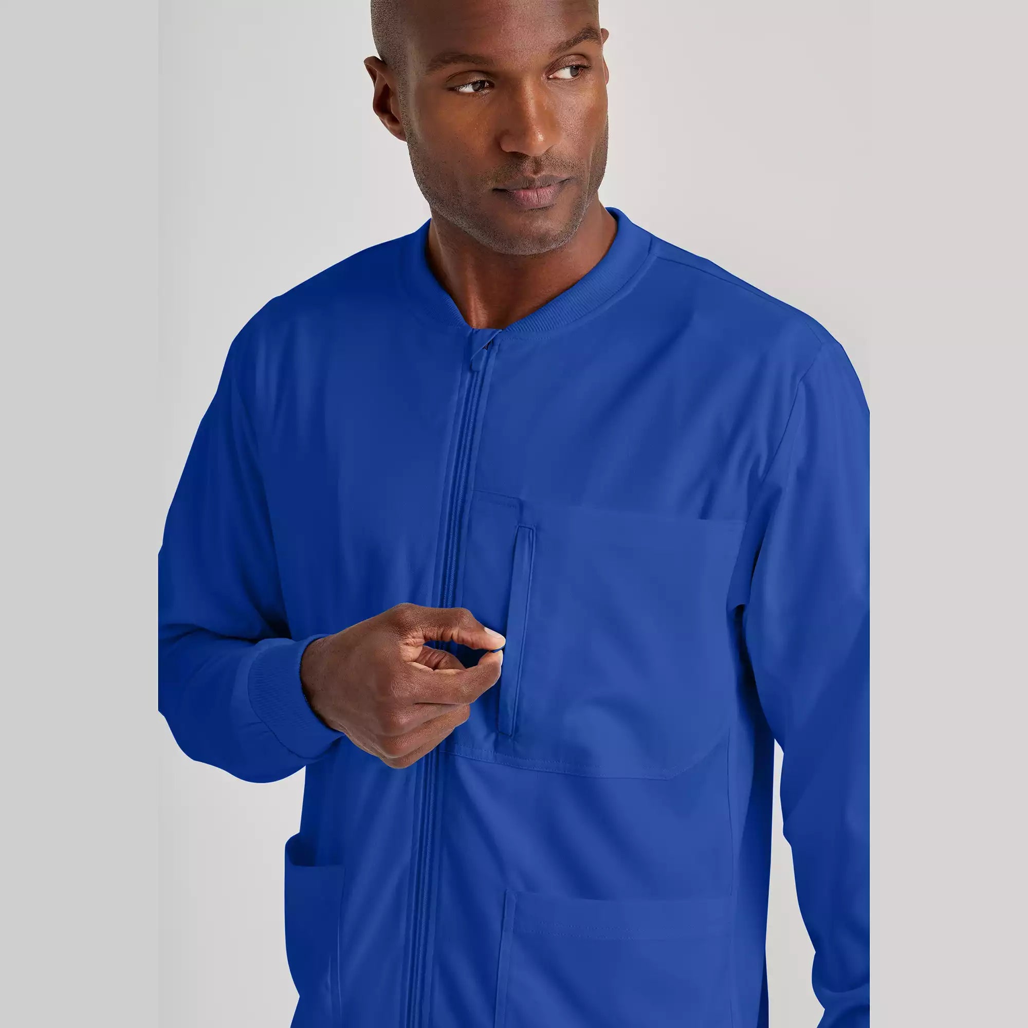 Men's Antimicrobial Warm-Up Scrub Jacket | GRSW871