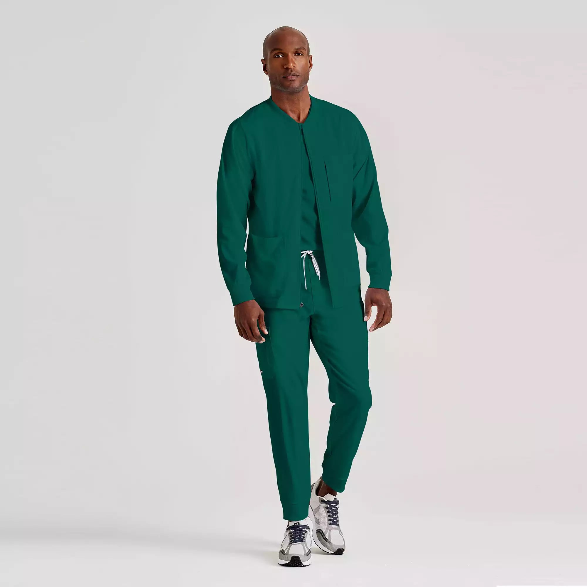 Men's Antimicrobial Warm-Up Scrub Jacket | GRSW871