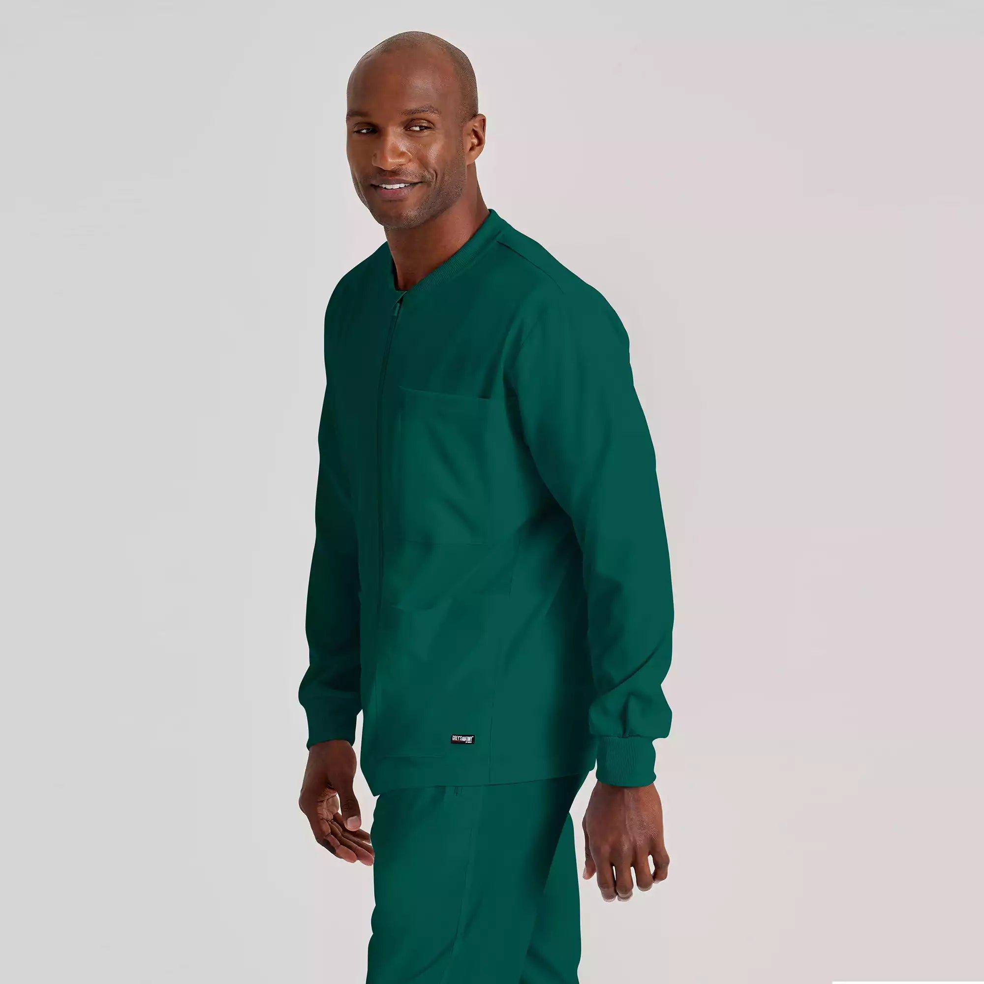 Men's Antimicrobial Warm-Up Scrub Jacket | GRSW871
