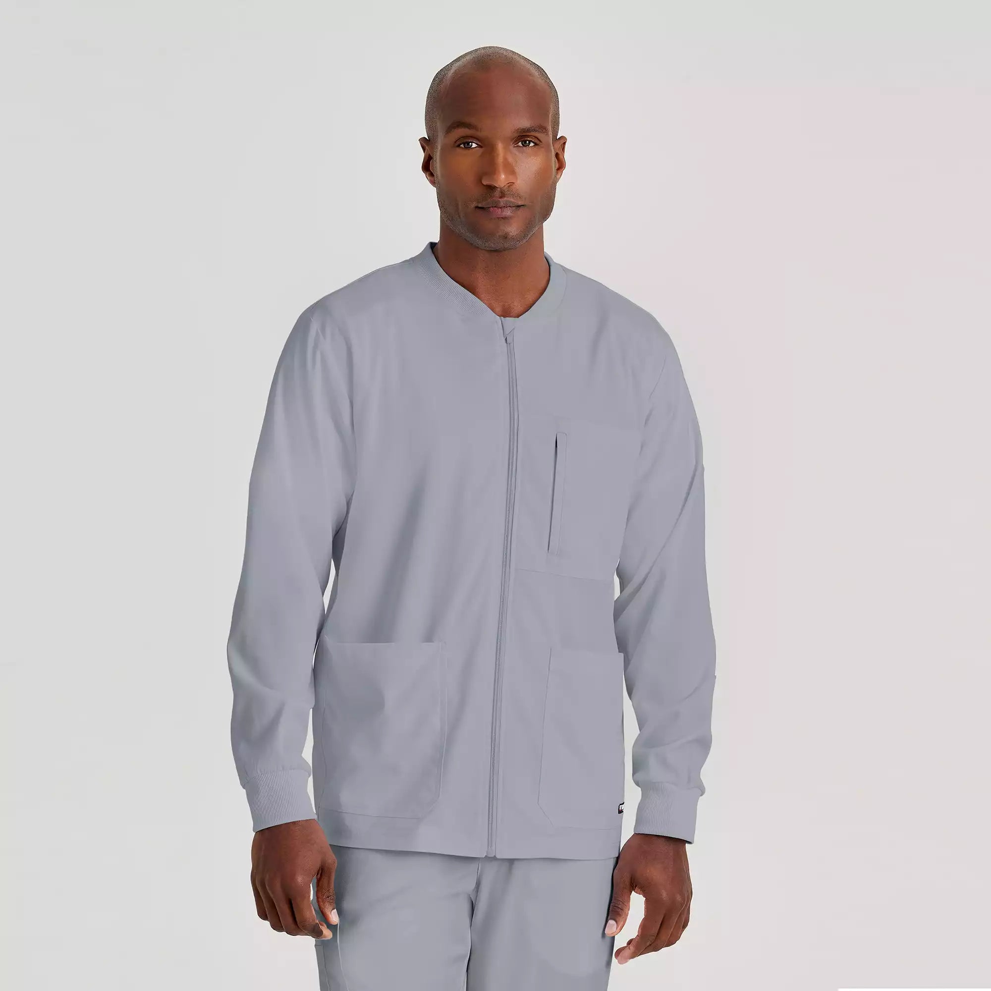 Men's Antimicrobial Warm-Up Scrub Jacket | GRSW871