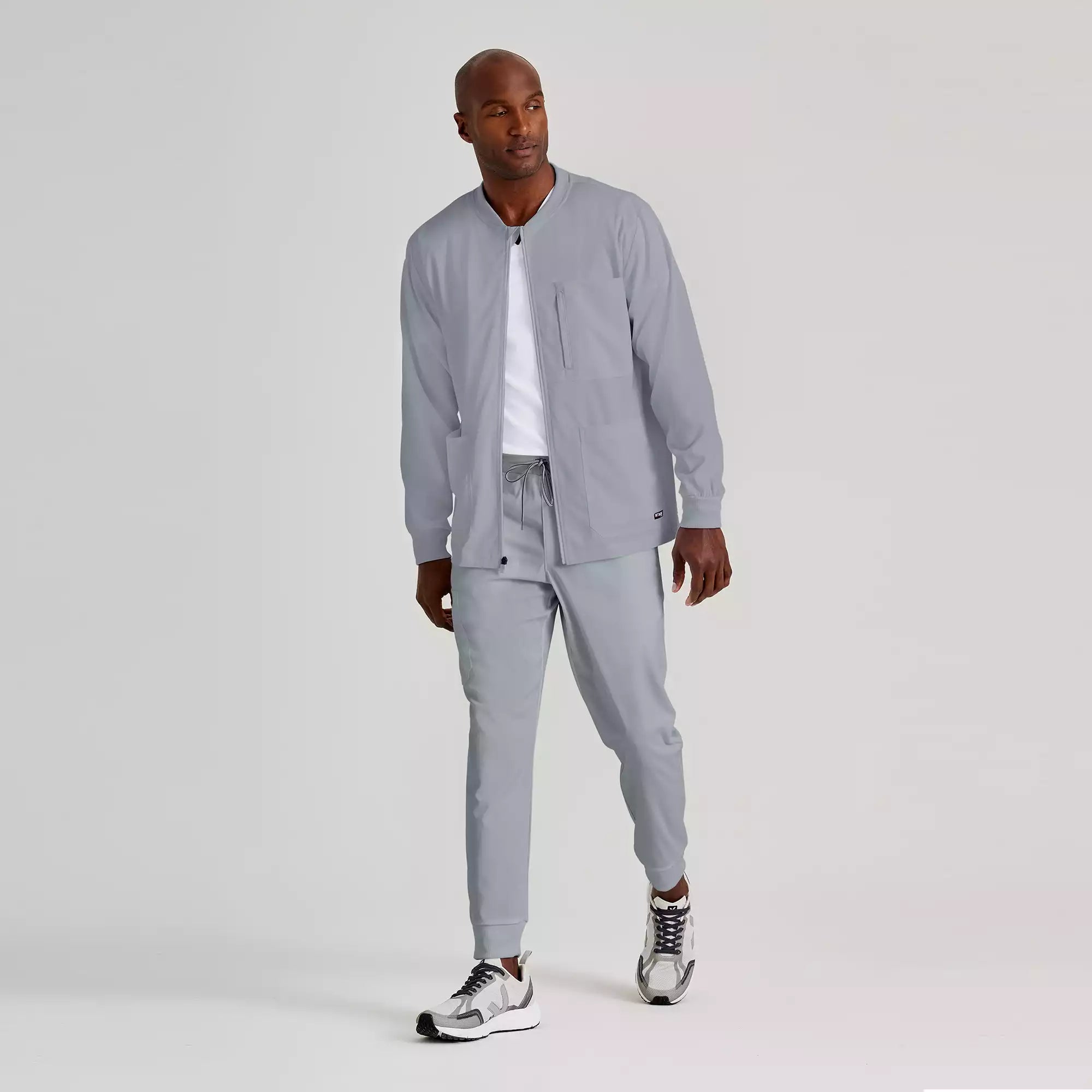 Men's Antimicrobial Warm-Up Scrub Jacket | GRSW871