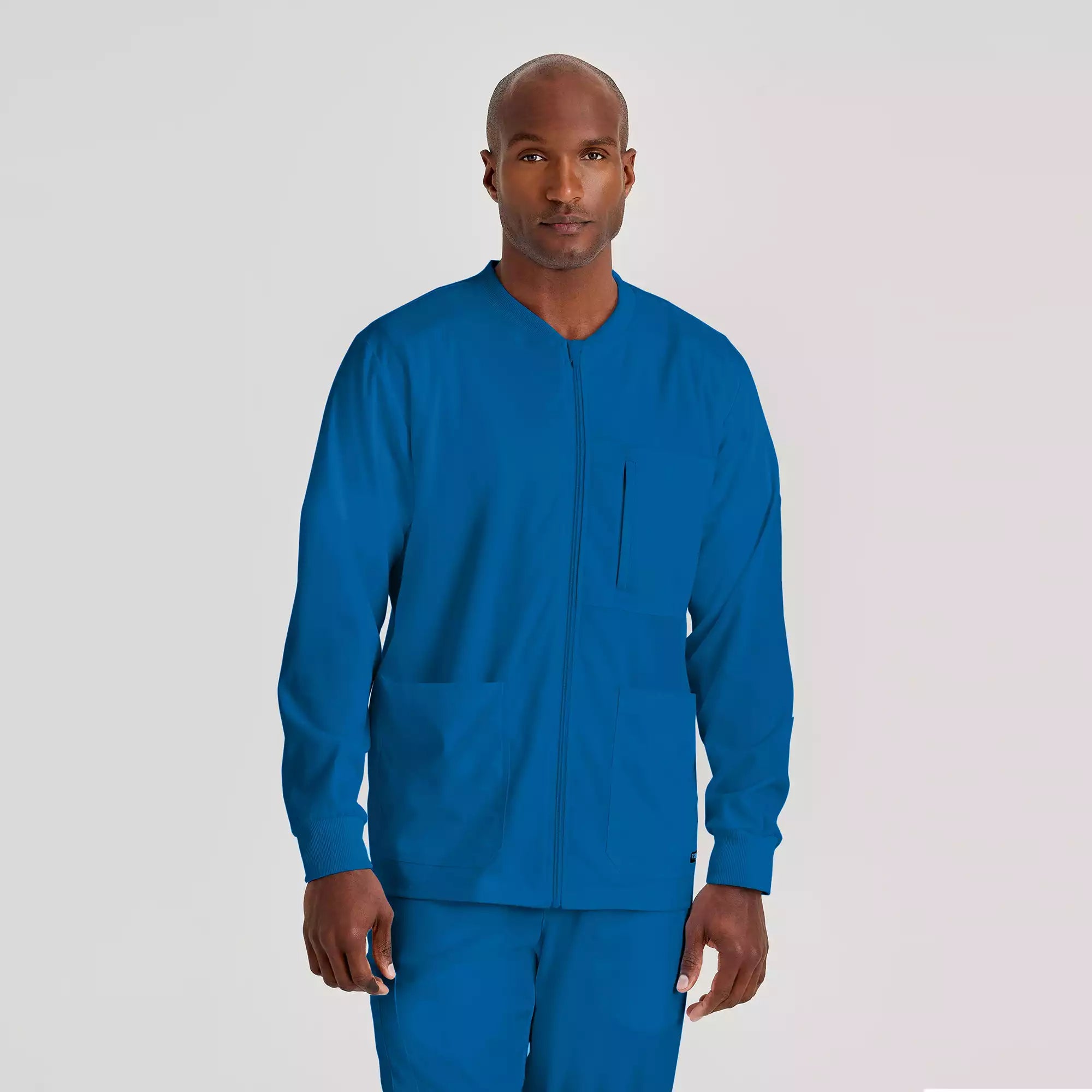 Men's Antimicrobial Warm-Up Scrub Jacket | GRSW871