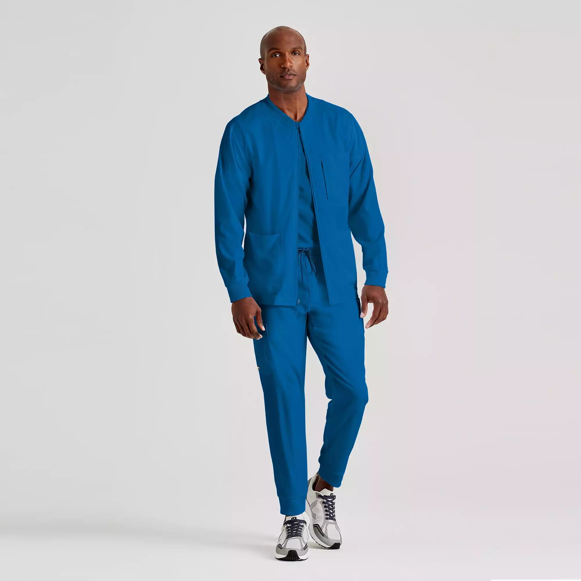 Men's Antimicrobial Warm-Up Scrub Jacket | GRSW871