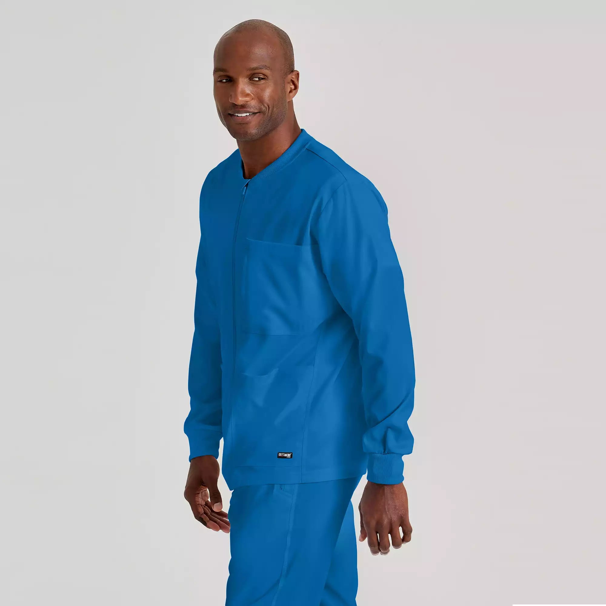 Men's Antimicrobial Warm-Up Scrub Jacket | GRSW871