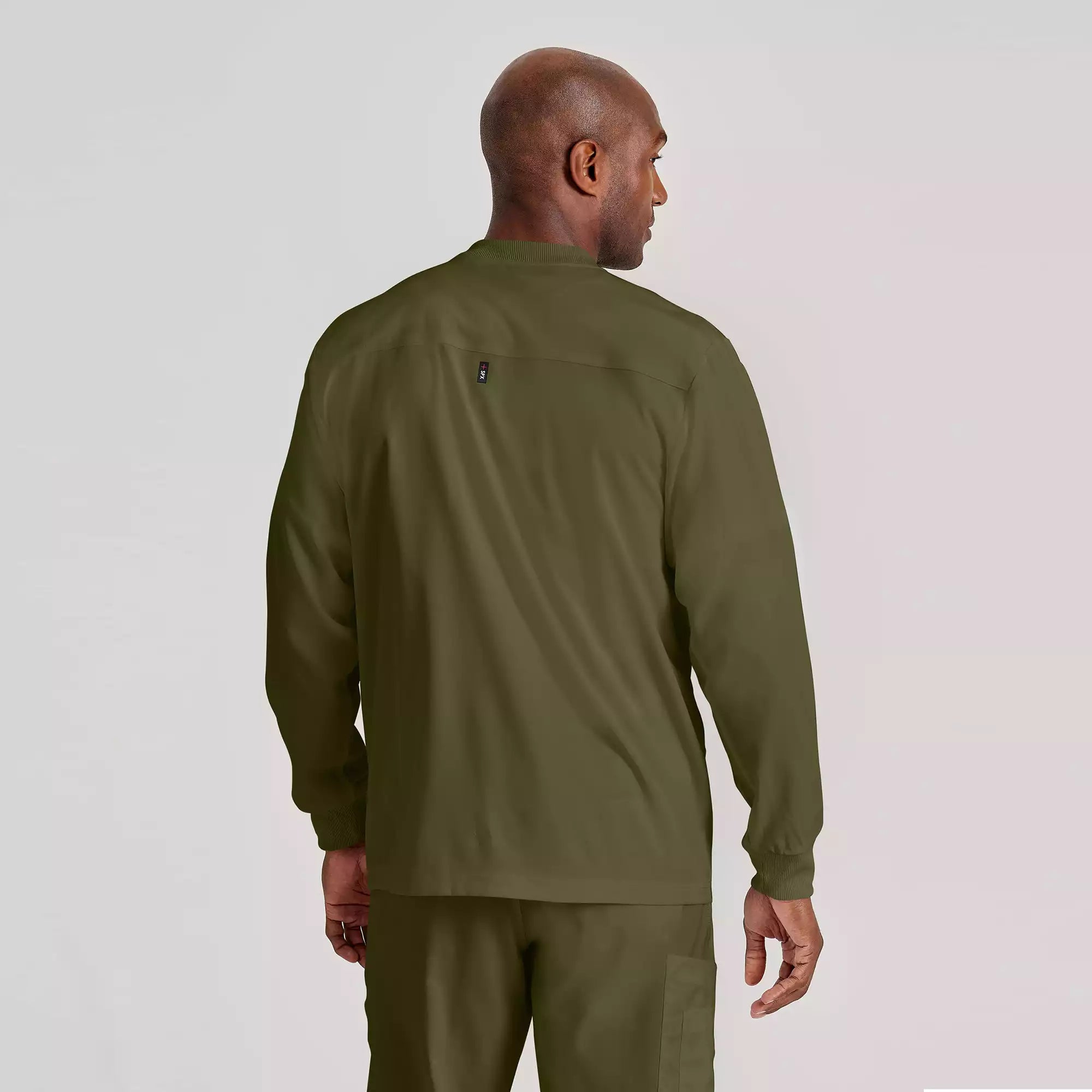 Men's Antimicrobial Warm-Up Scrub Jacket | GRSW871