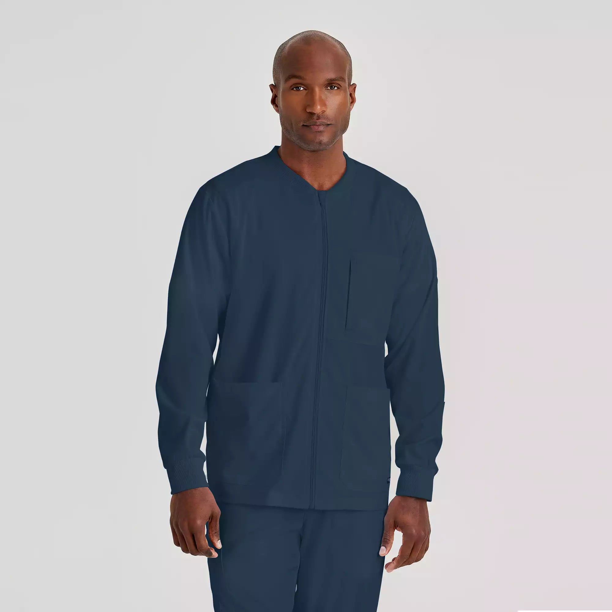 Men's Antimicrobial Warm-Up Scrub Jacket | GRSW871