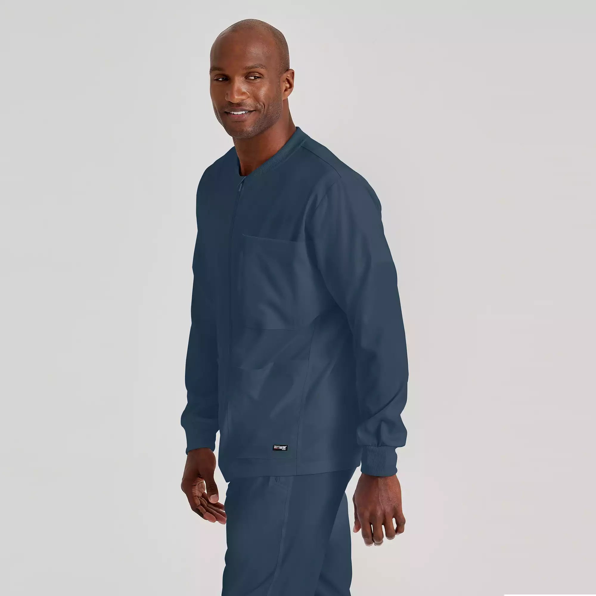 Men's Antimicrobial Warm-Up Scrub Jacket | GRSW871