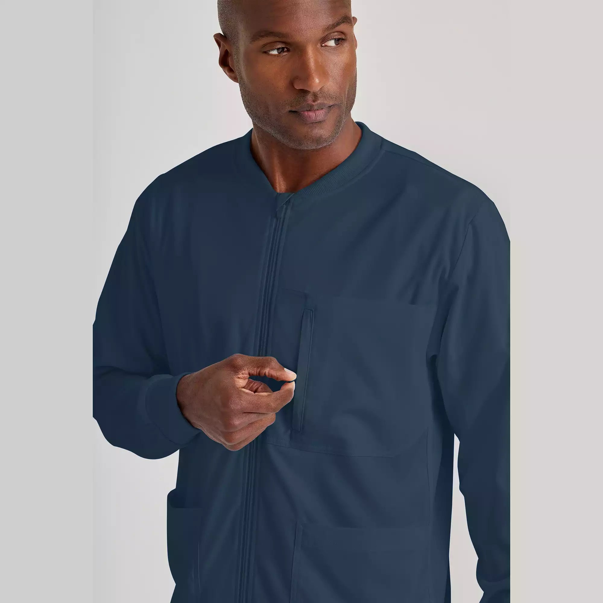 Men's Antimicrobial Warm-Up Scrub Jacket | GRSW871