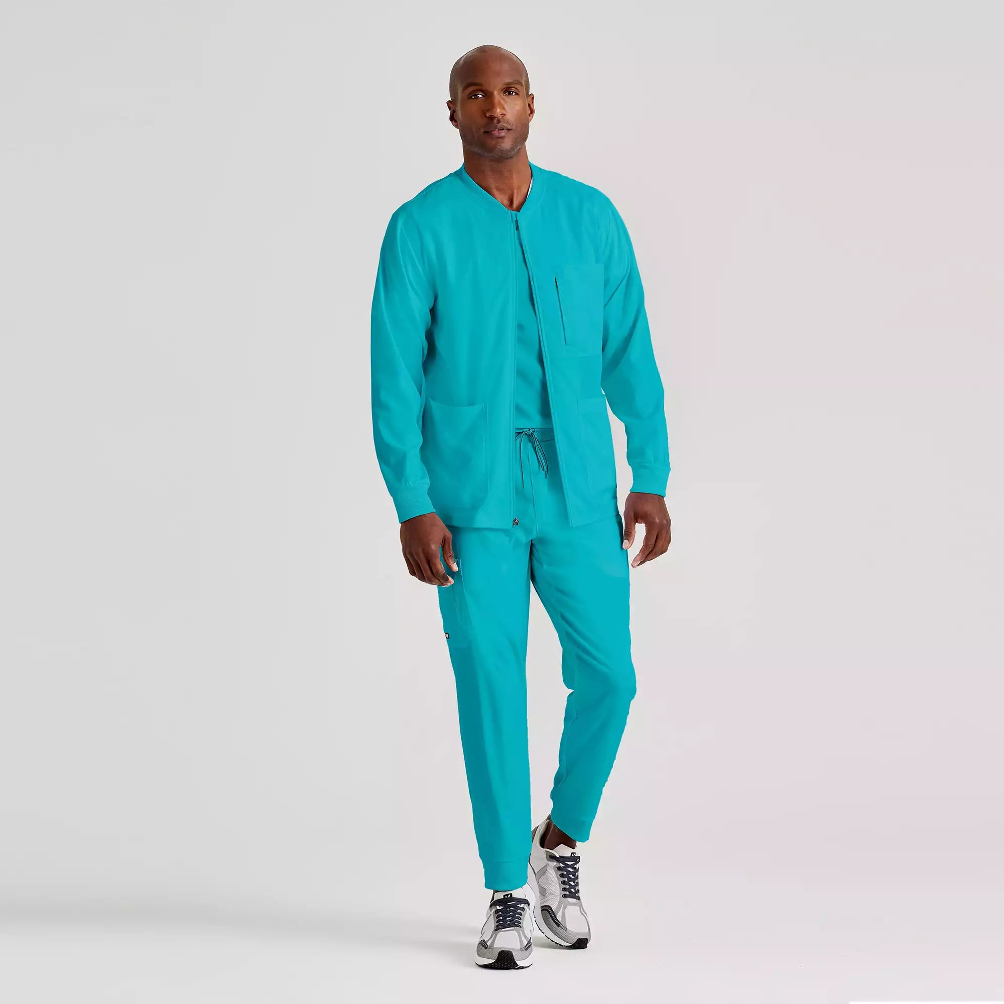 Men's Antimicrobial Warm-Up Scrub Jacket | GRSW871