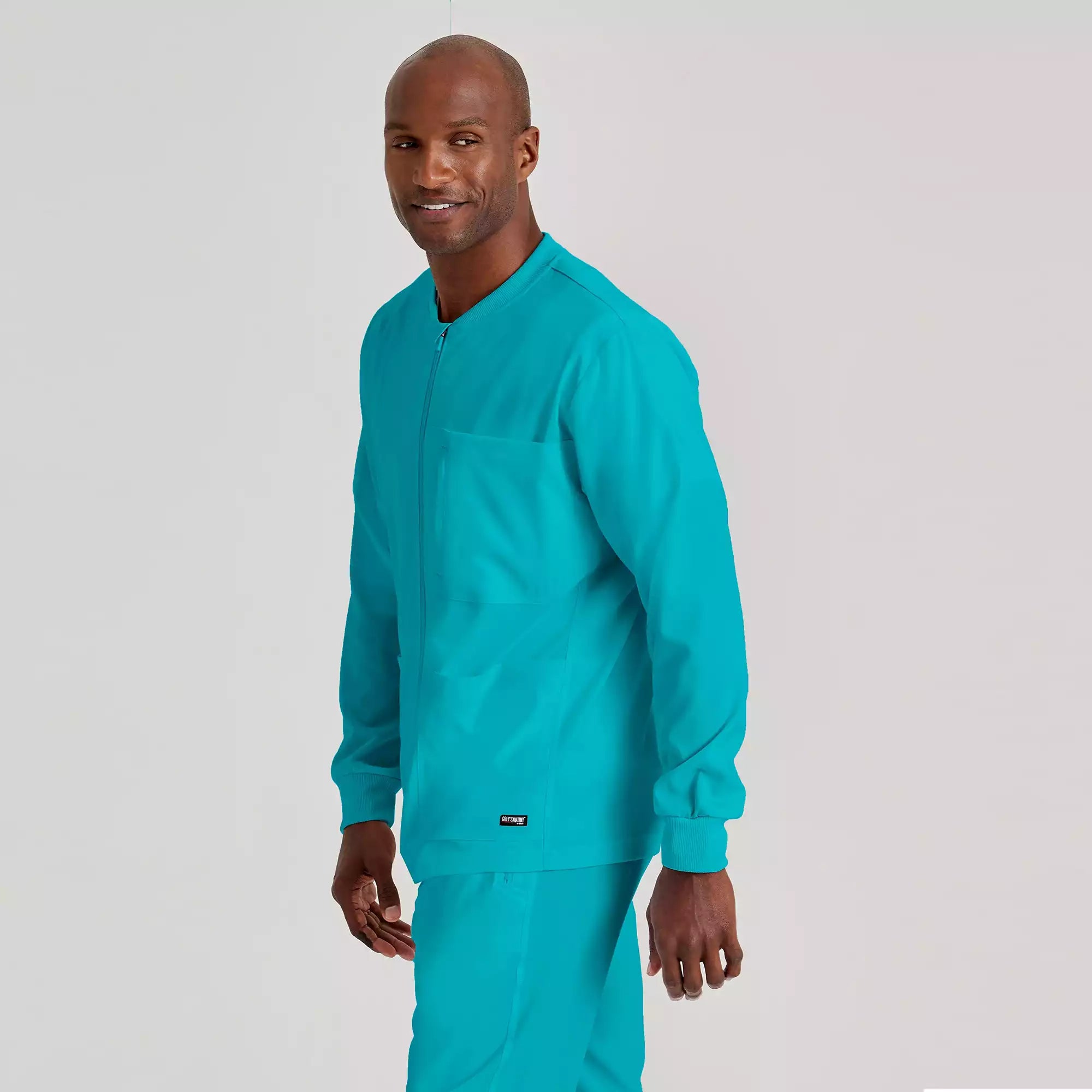 Men's Antimicrobial Warm-Up Scrub Jacket | GRSW871