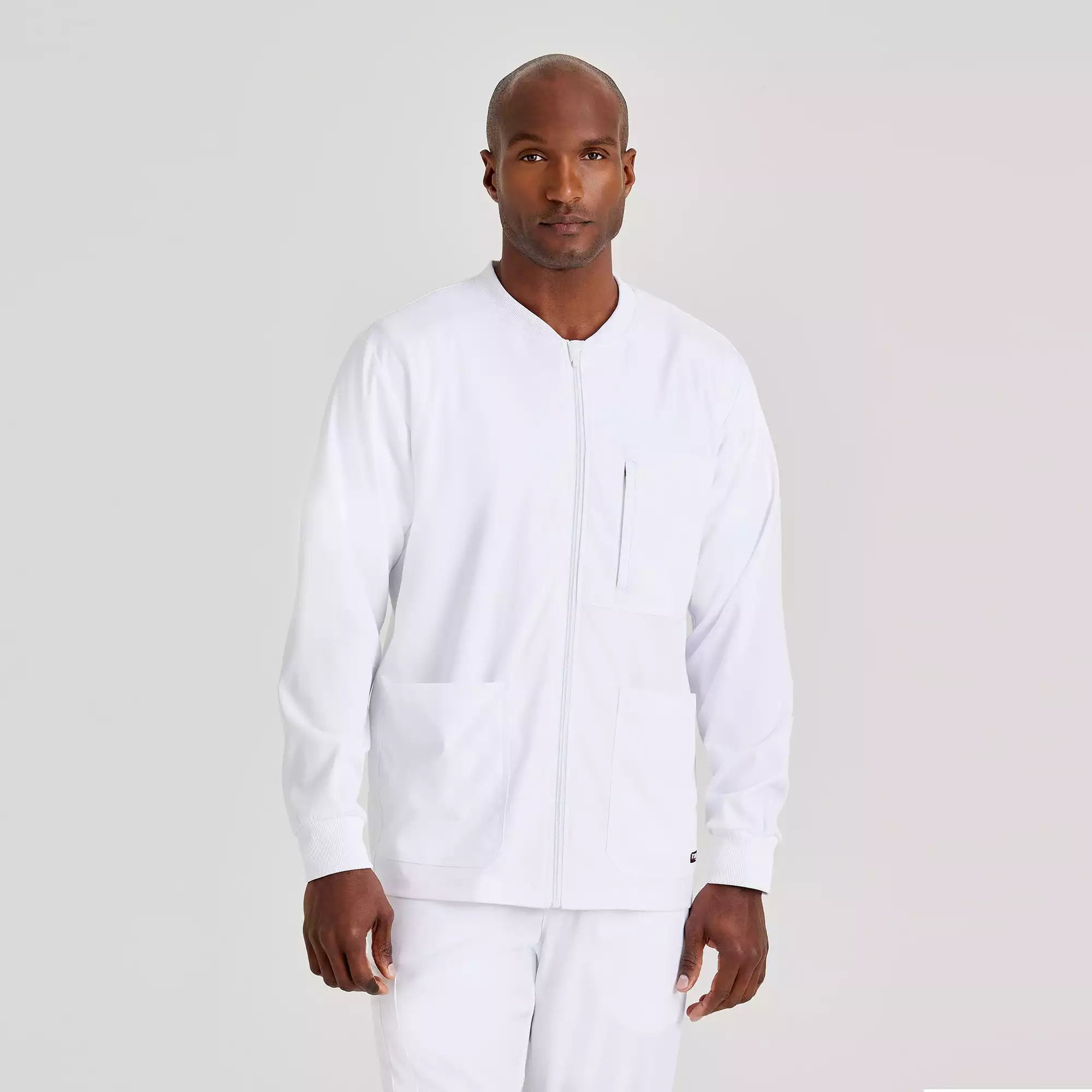 Men's Antimicrobial Warm-Up Scrub Jacket | GRSW871
