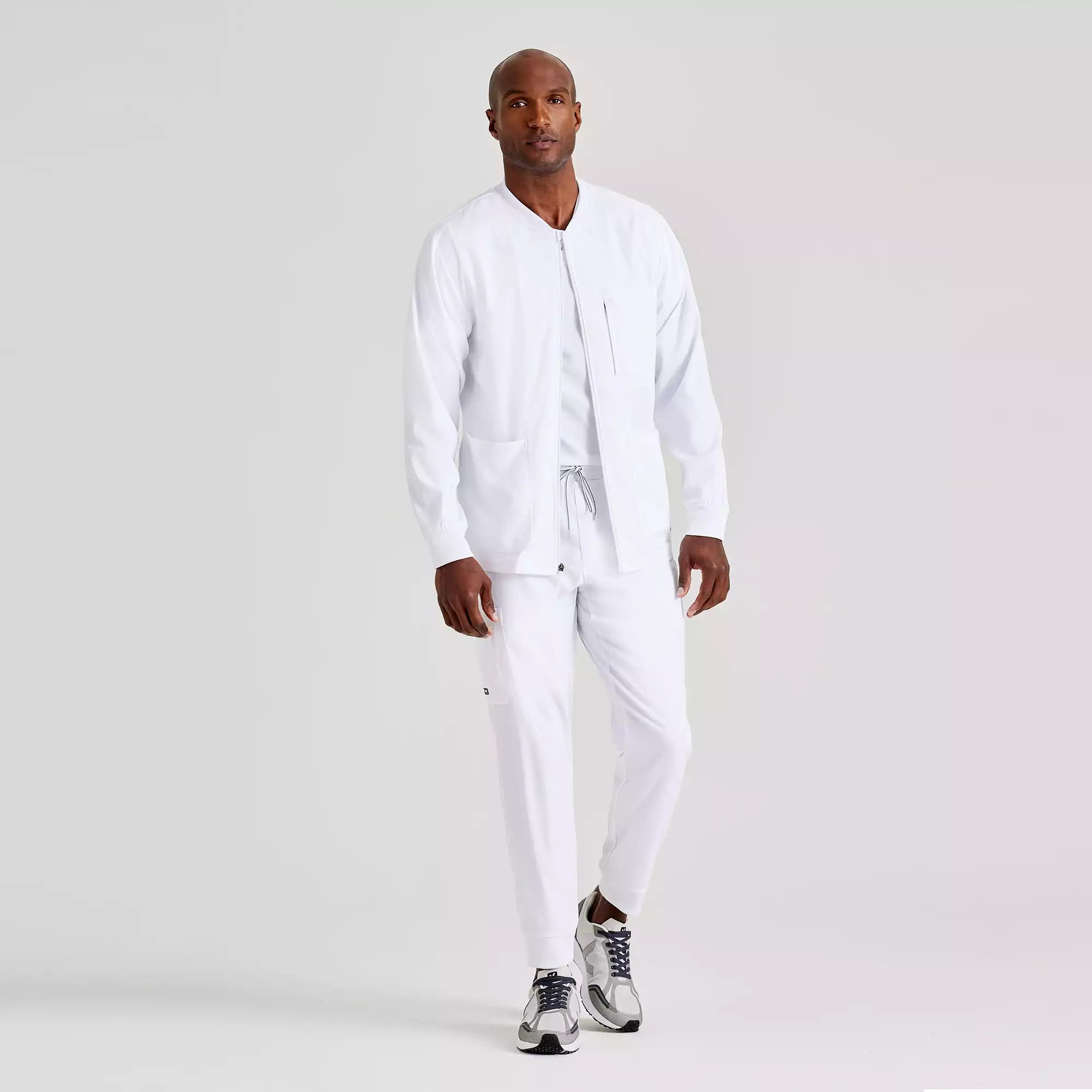 Men's Antimicrobial Warm-Up Scrub Jacket | GRSW871