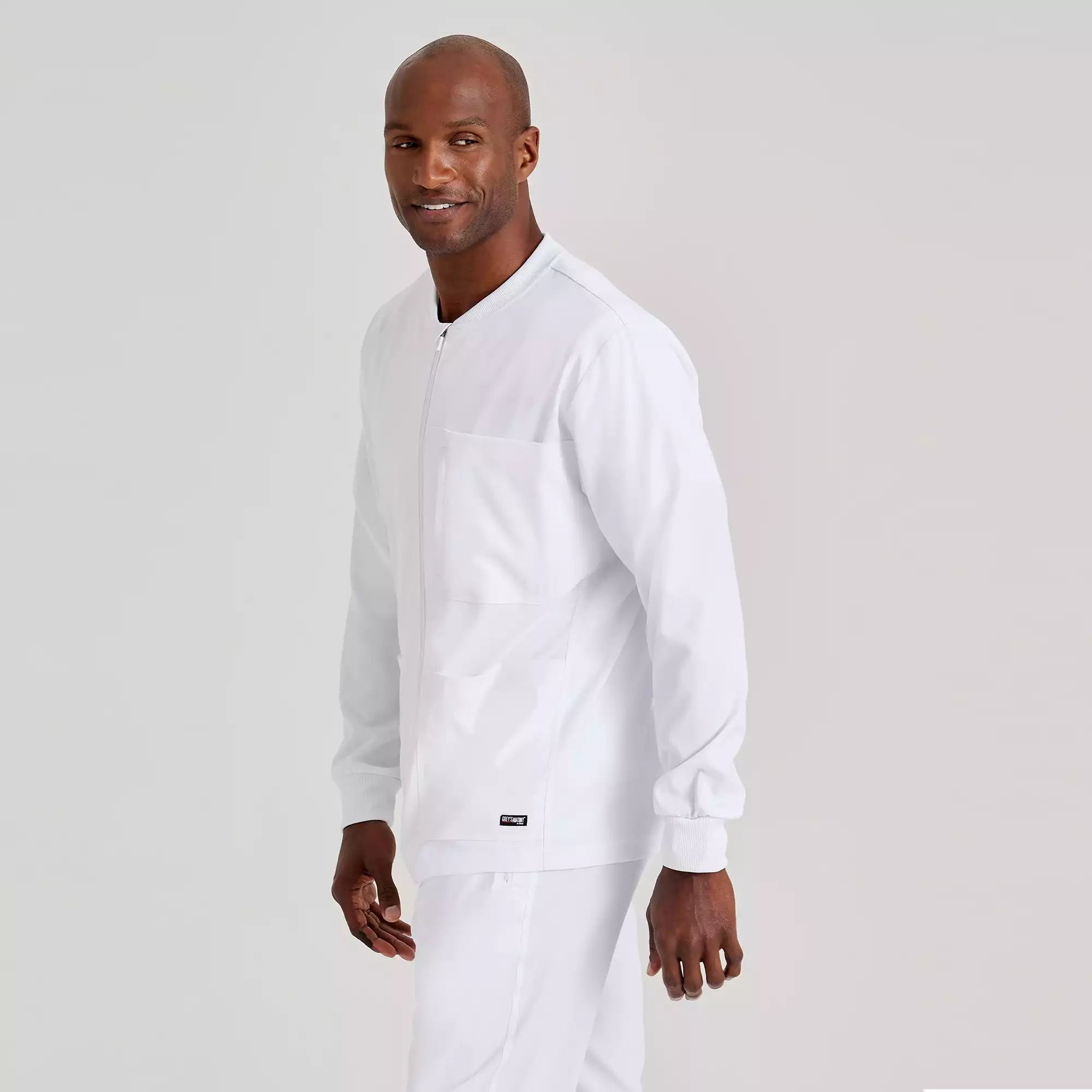 Men's Antimicrobial Warm-Up Scrub Jacket | GRSW871