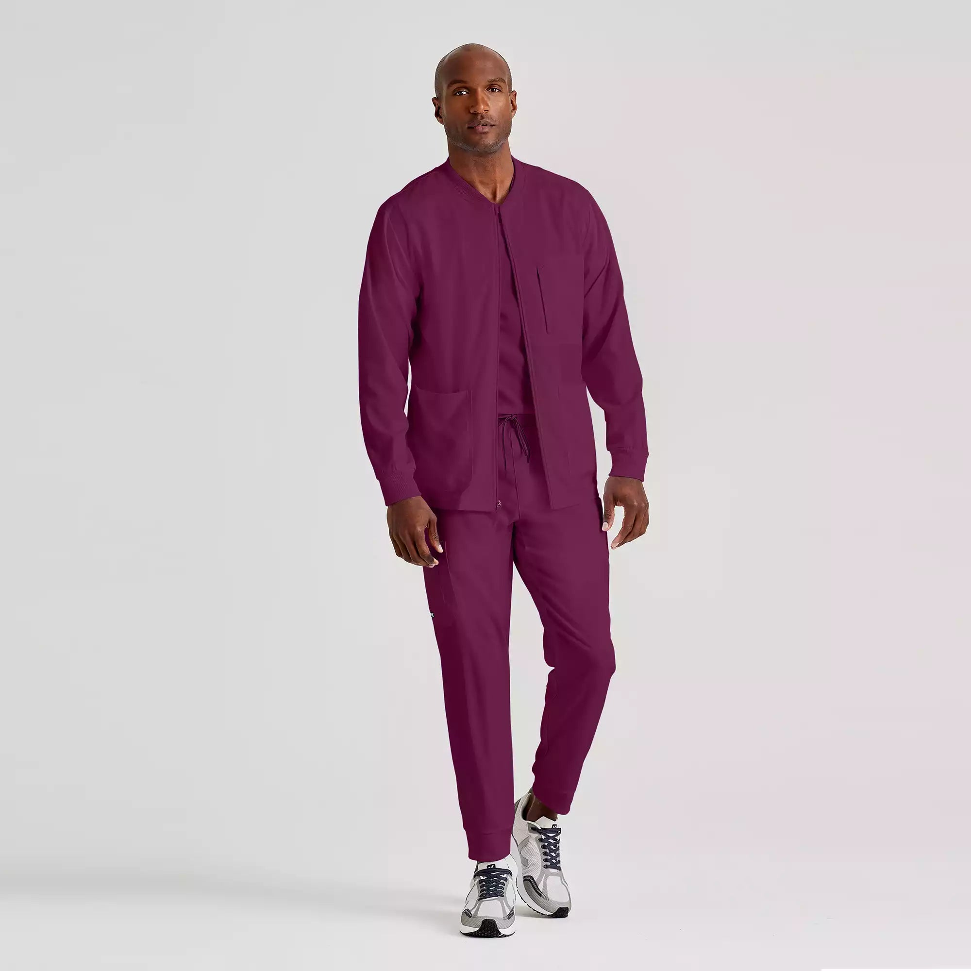 Men's Antimicrobial Warm-Up Scrub Jacket | GRSW871