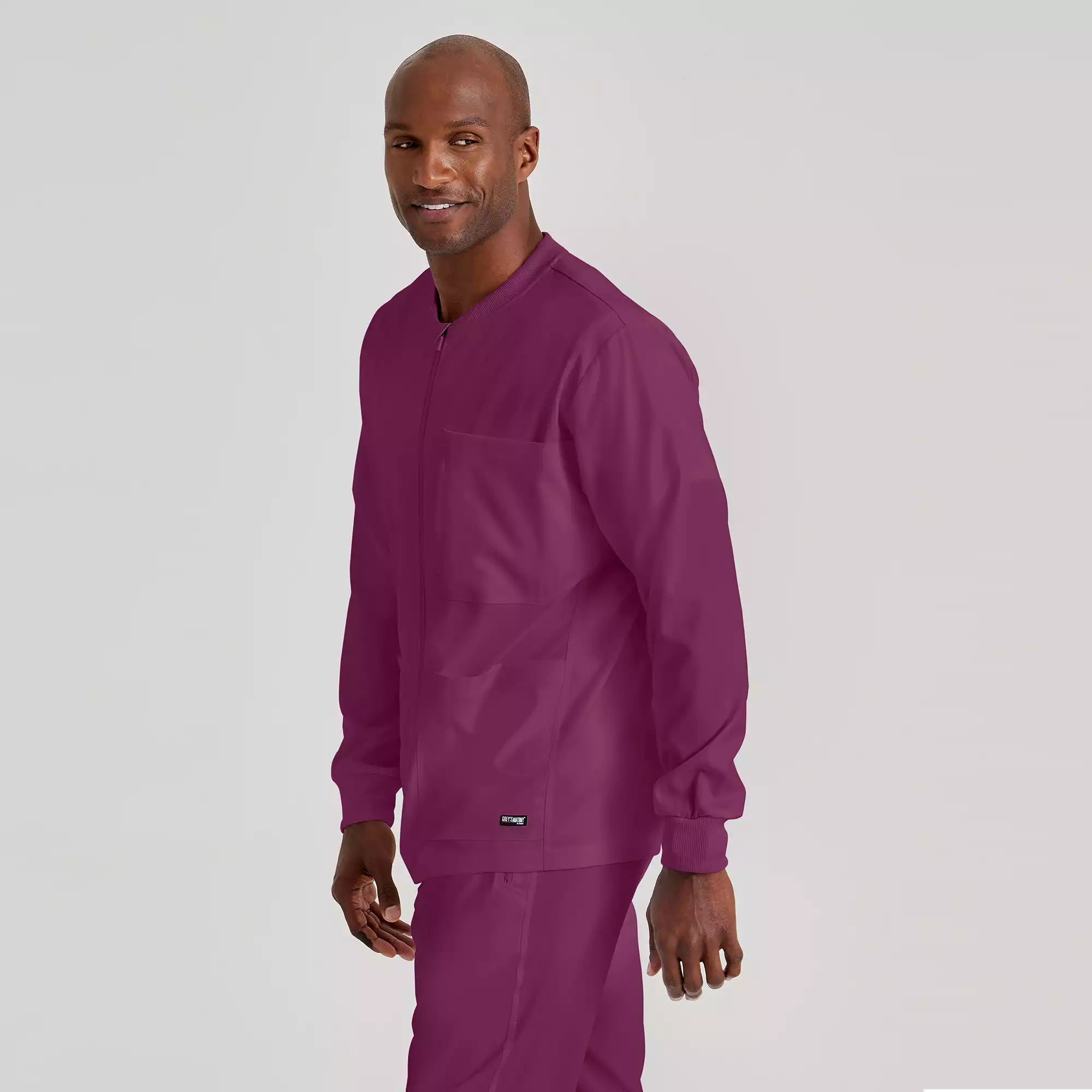 Men's Antimicrobial Warm-Up Scrub Jacket | GRSW871