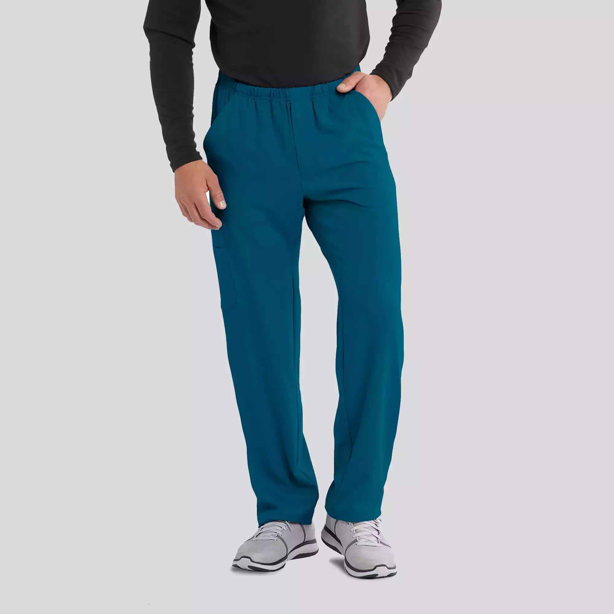 Men's Cargo Scrub Pant with Drawstring Elastic Waistband | SK0215