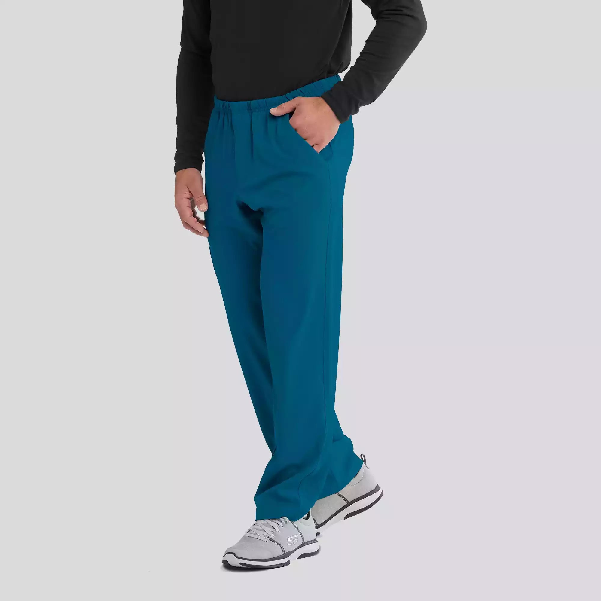 Men's Cargo Scrub Pant with Drawstring Elastic Waistband | SK0215