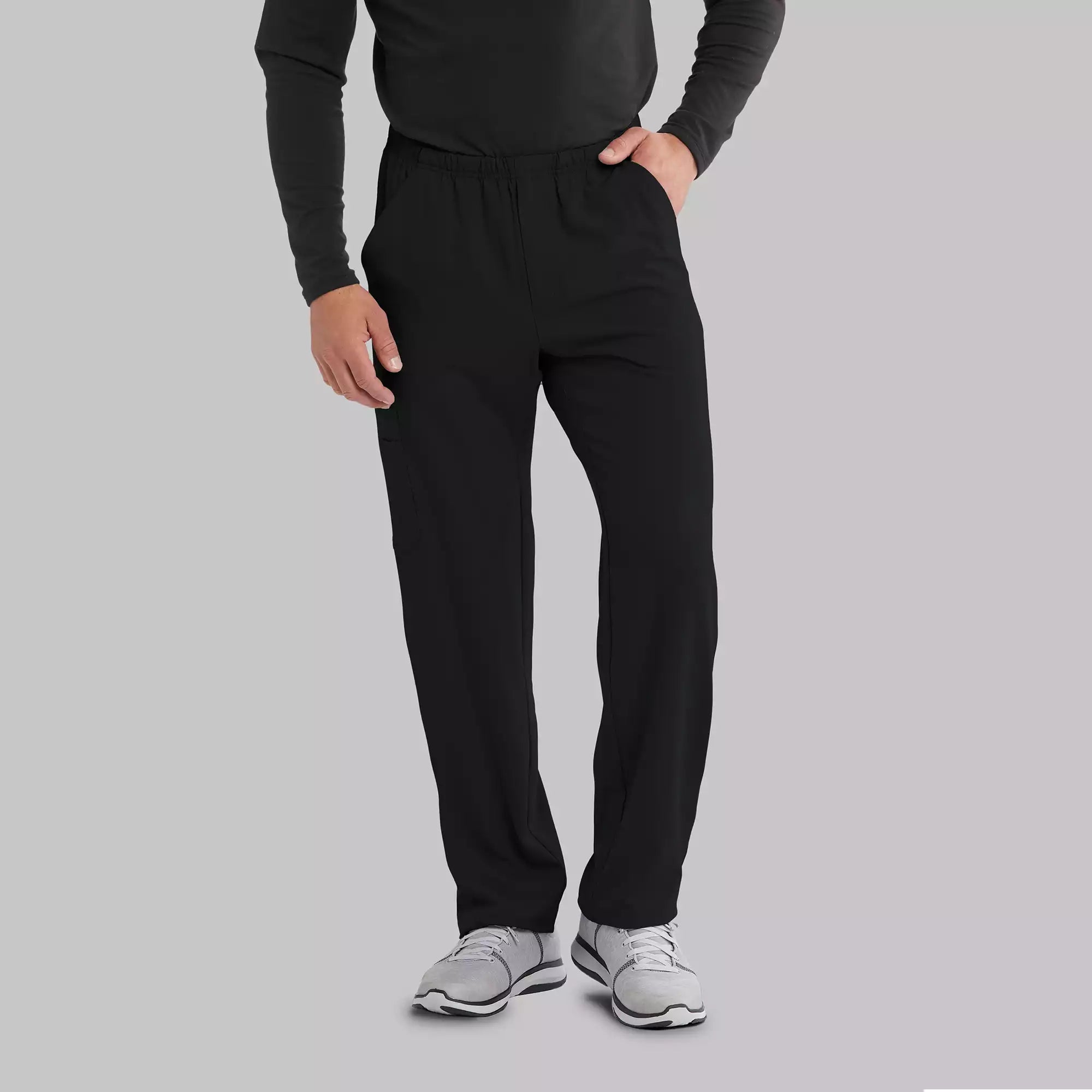 Men's Cargo Scrub Pant with Drawstring Elastic Waistband | SK0215