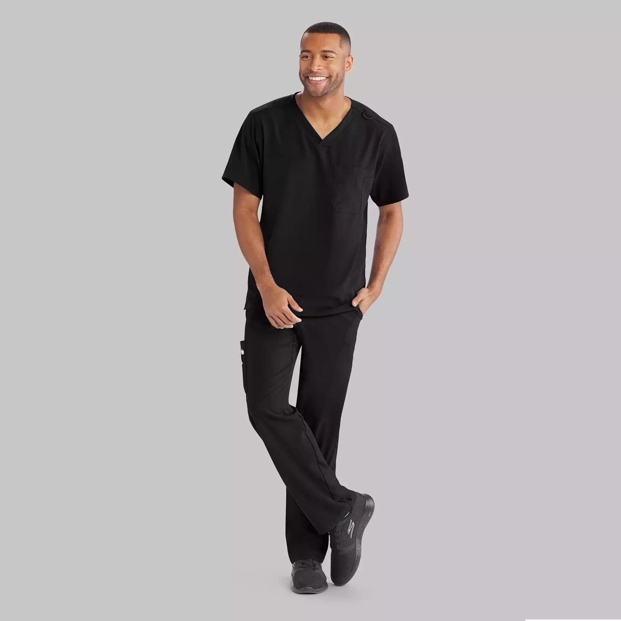 Men's Cargo Scrub Pant with Drawstring Elastic Waistband | SK0215