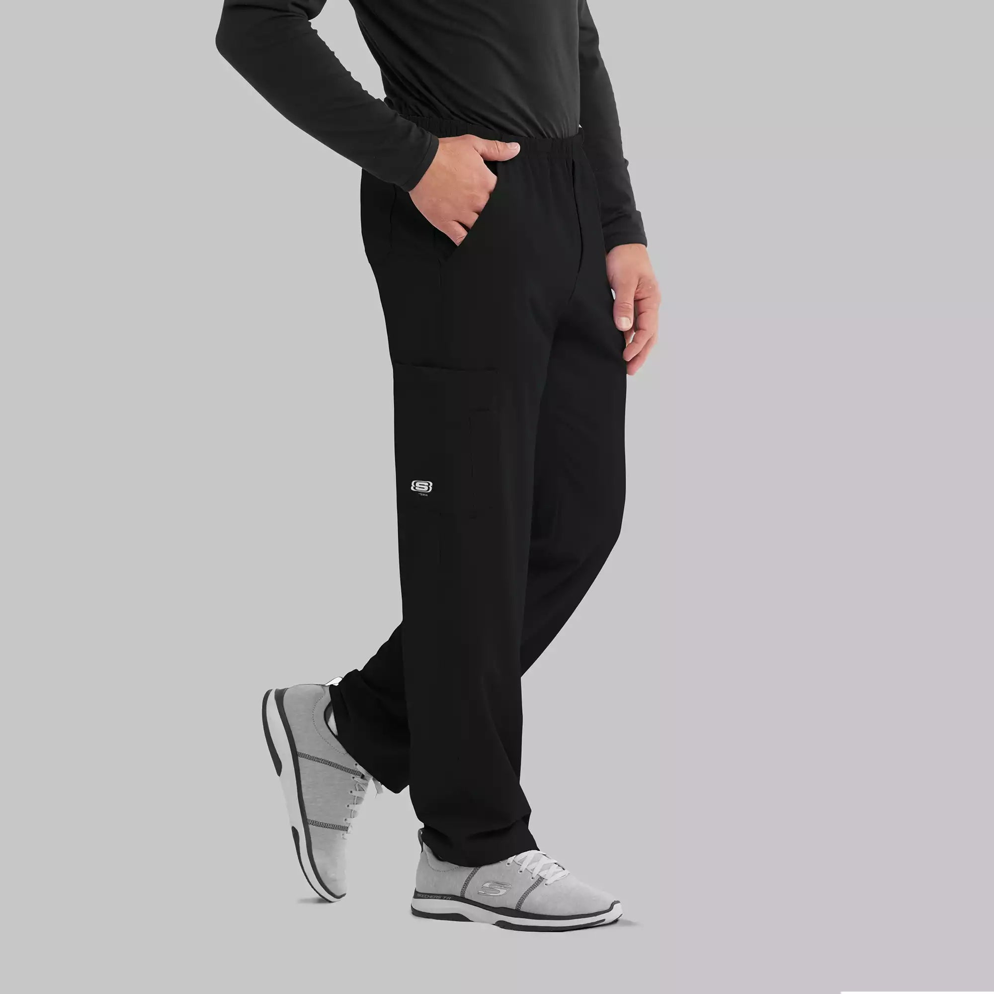 Men's Cargo Scrub Pant with Drawstring Elastic Waistband | SK0215