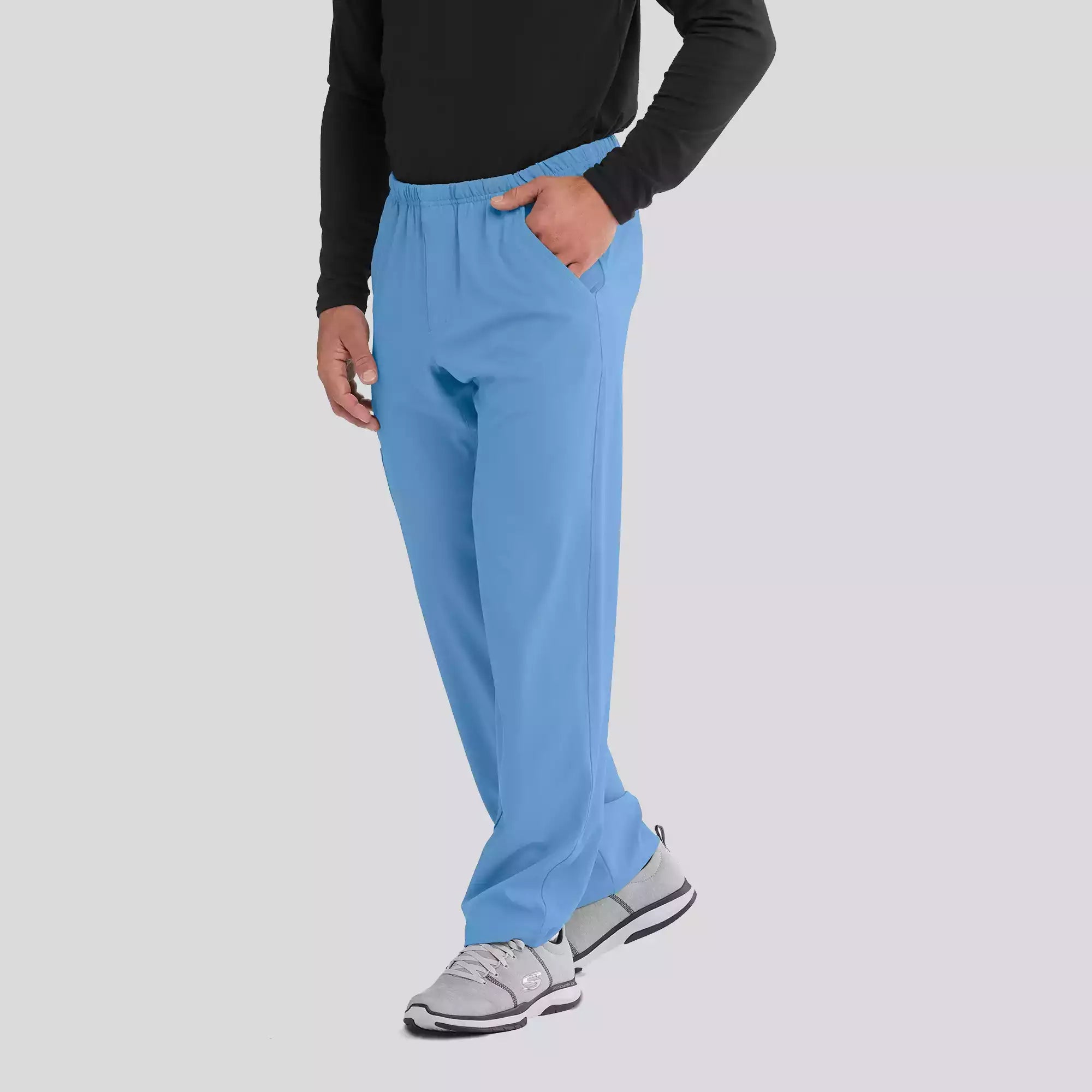 Men's Cargo Scrub Pant with Drawstring Elastic Waistband | SK0215