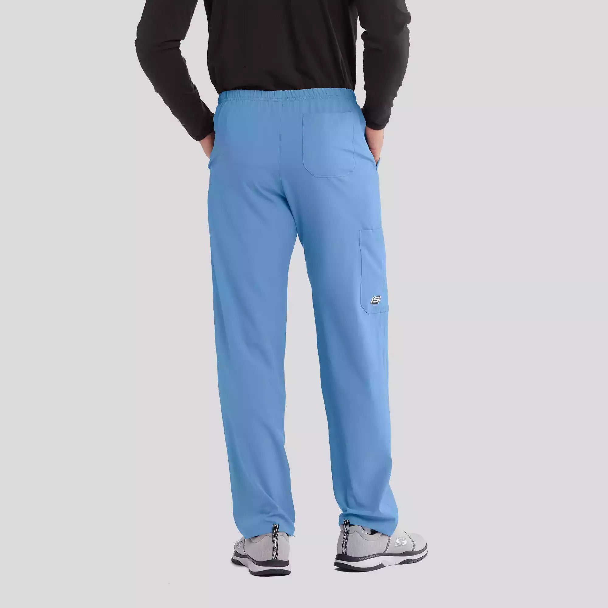 Men's Cargo Scrub Pant with Drawstring Elastic Waistband | SK0215