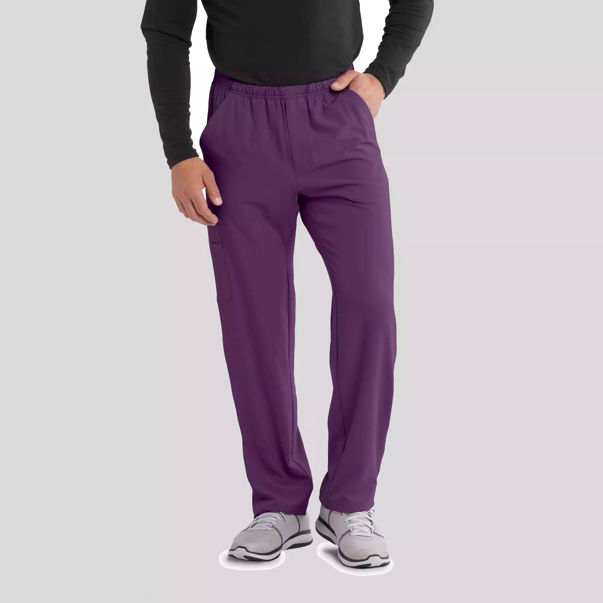 Men's Cargo Scrub Pant with Drawstring Elastic Waistband | SK0215