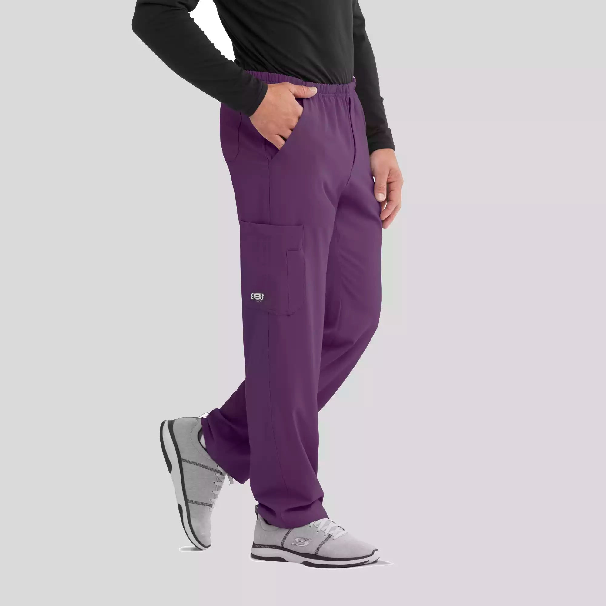 Men's Cargo Scrub Pant with Drawstring Elastic Waistband | SK0215