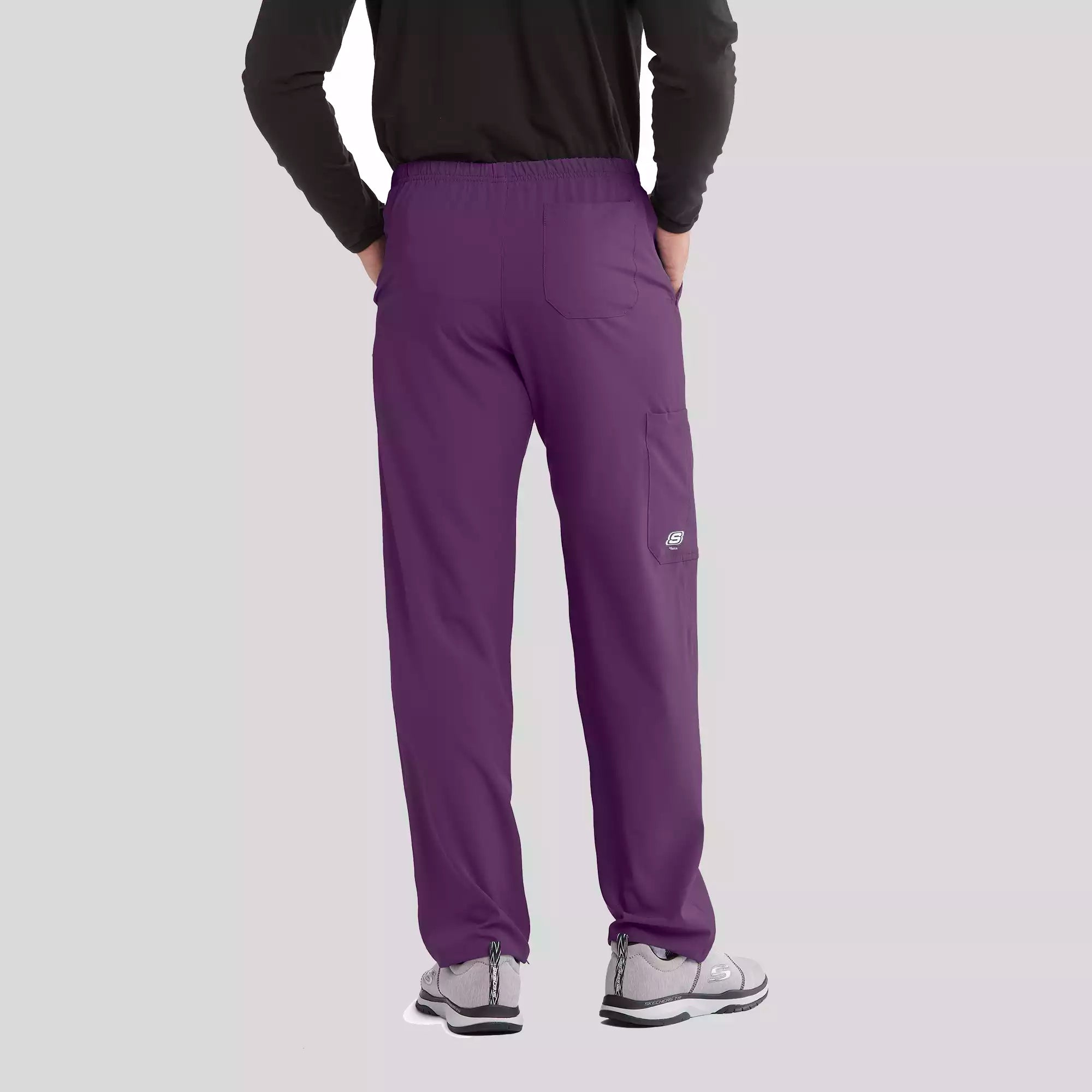 Men's Cargo Scrub Pant with Drawstring Elastic Waistband | SK0215