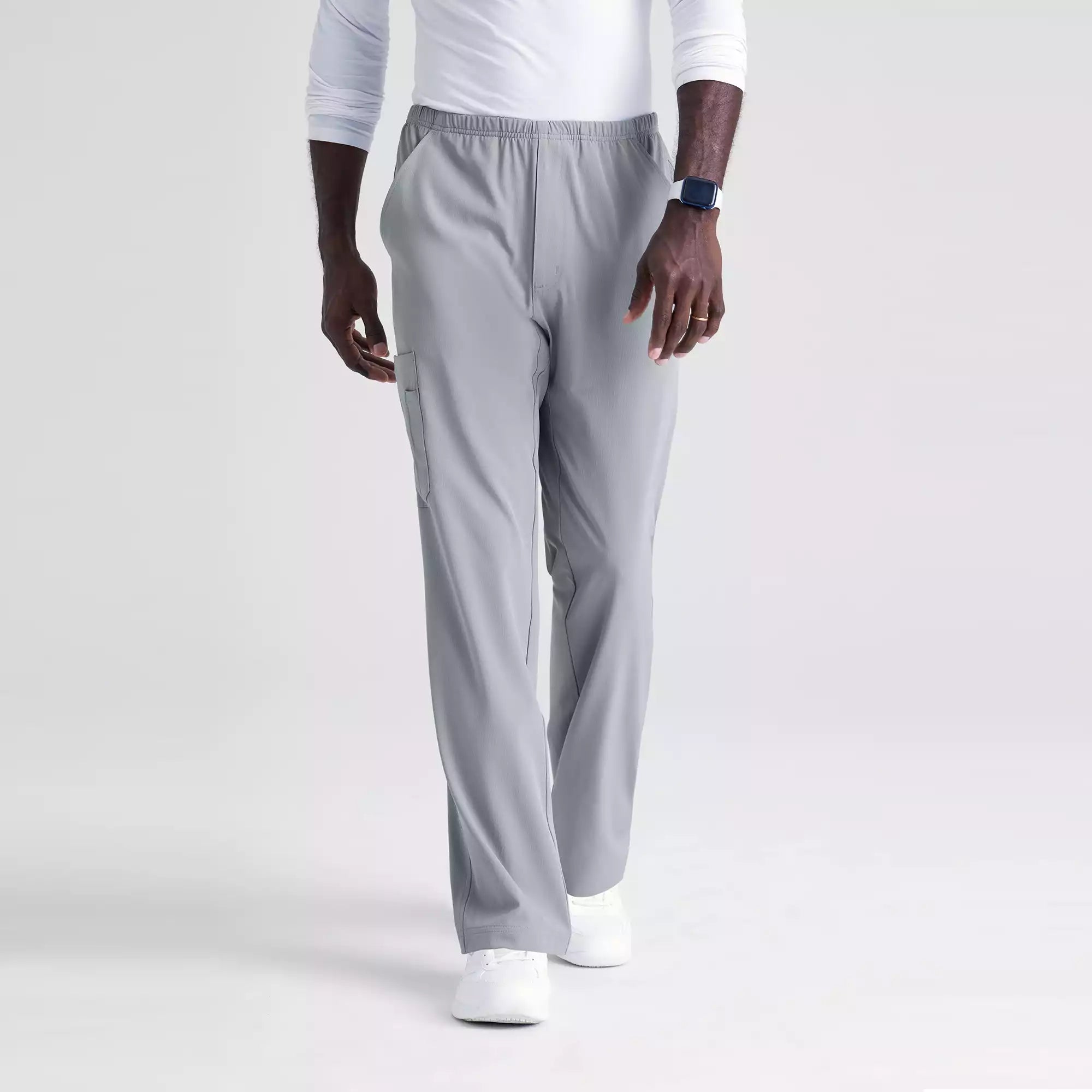 Men's Cargo Scrub Pant with Drawstring Elastic Waistband | SK0215