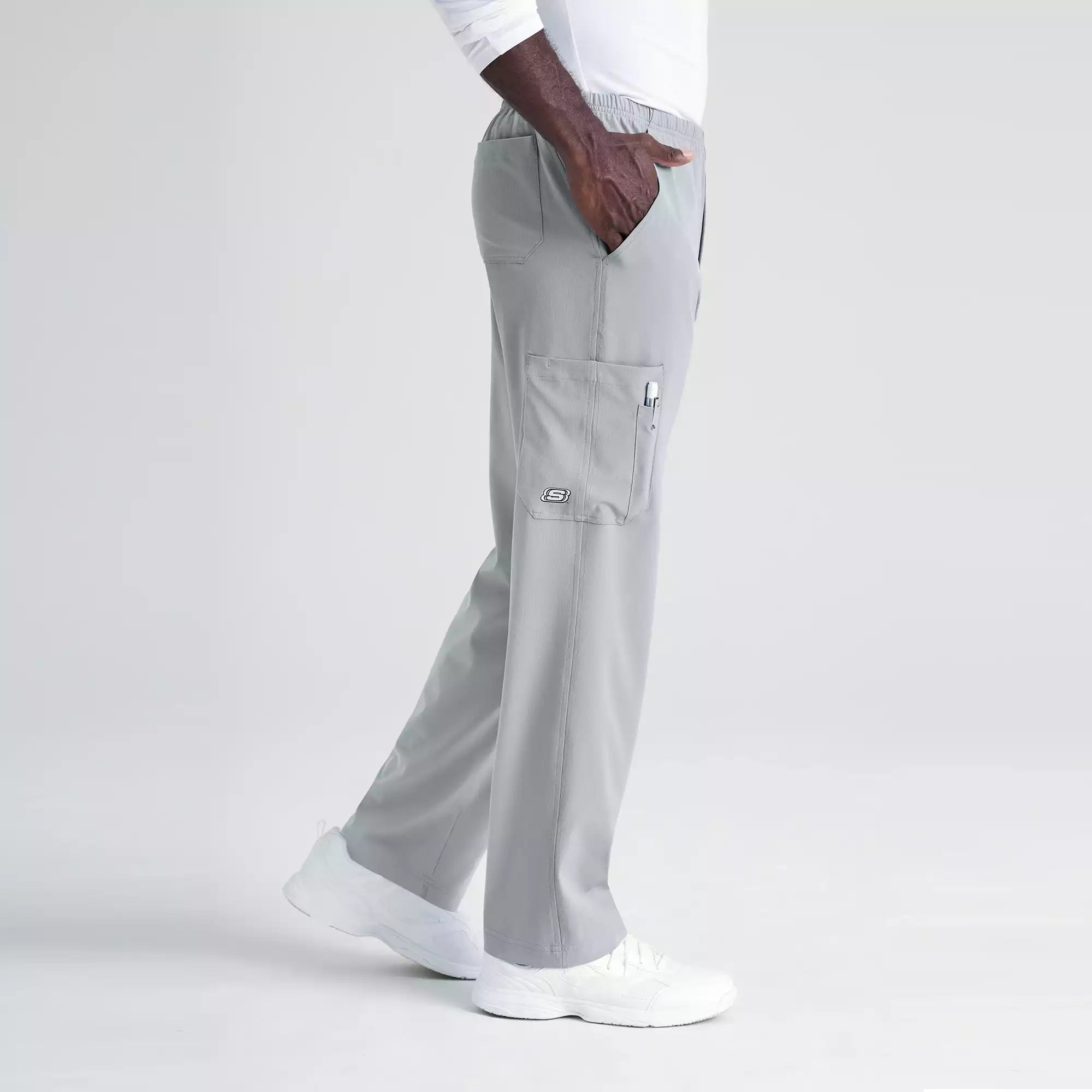 Men's Cargo Scrub Pant with Drawstring Elastic Waistband | SK0215