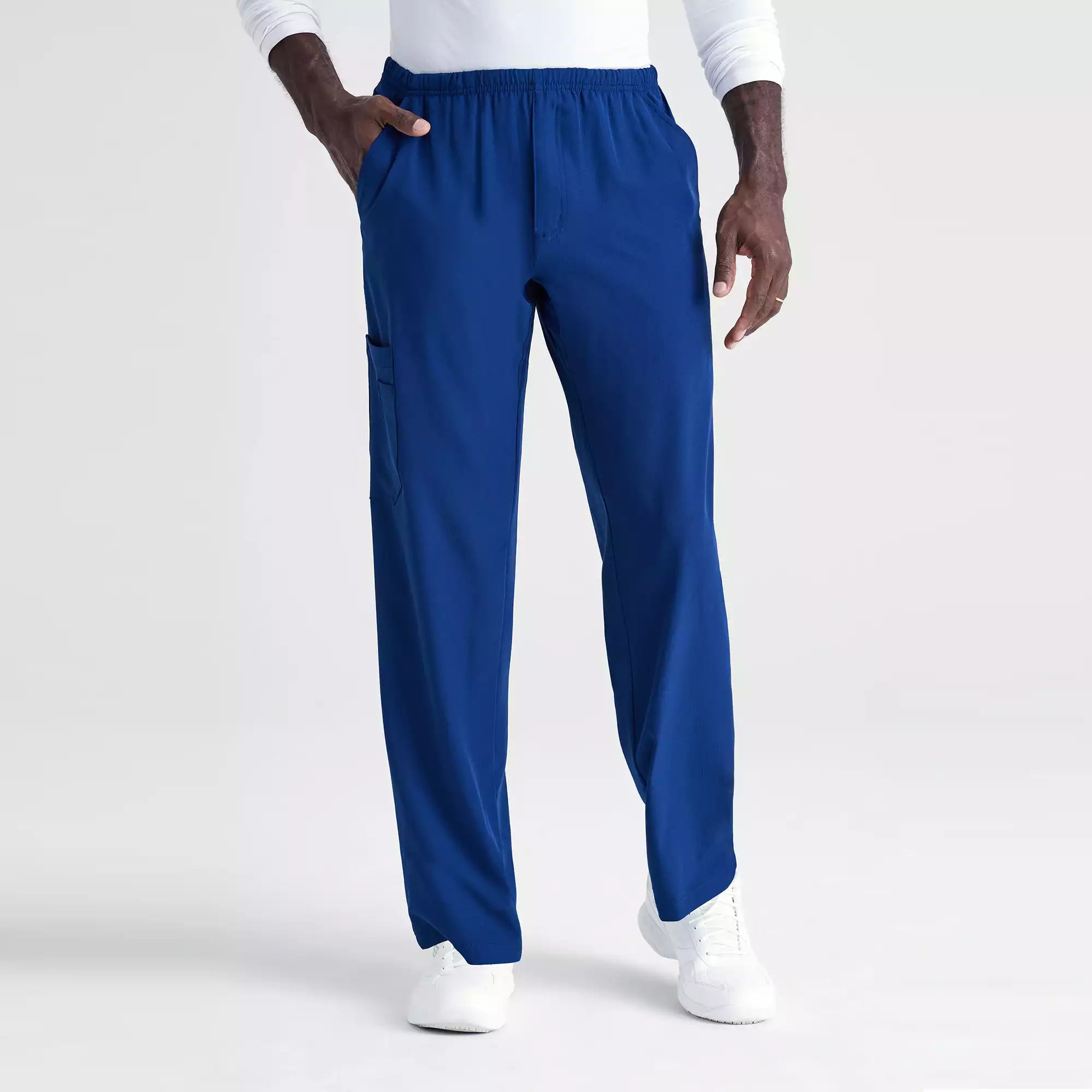 Men's Cargo Scrub Pant with Drawstring Elastic Waistband | SK0215