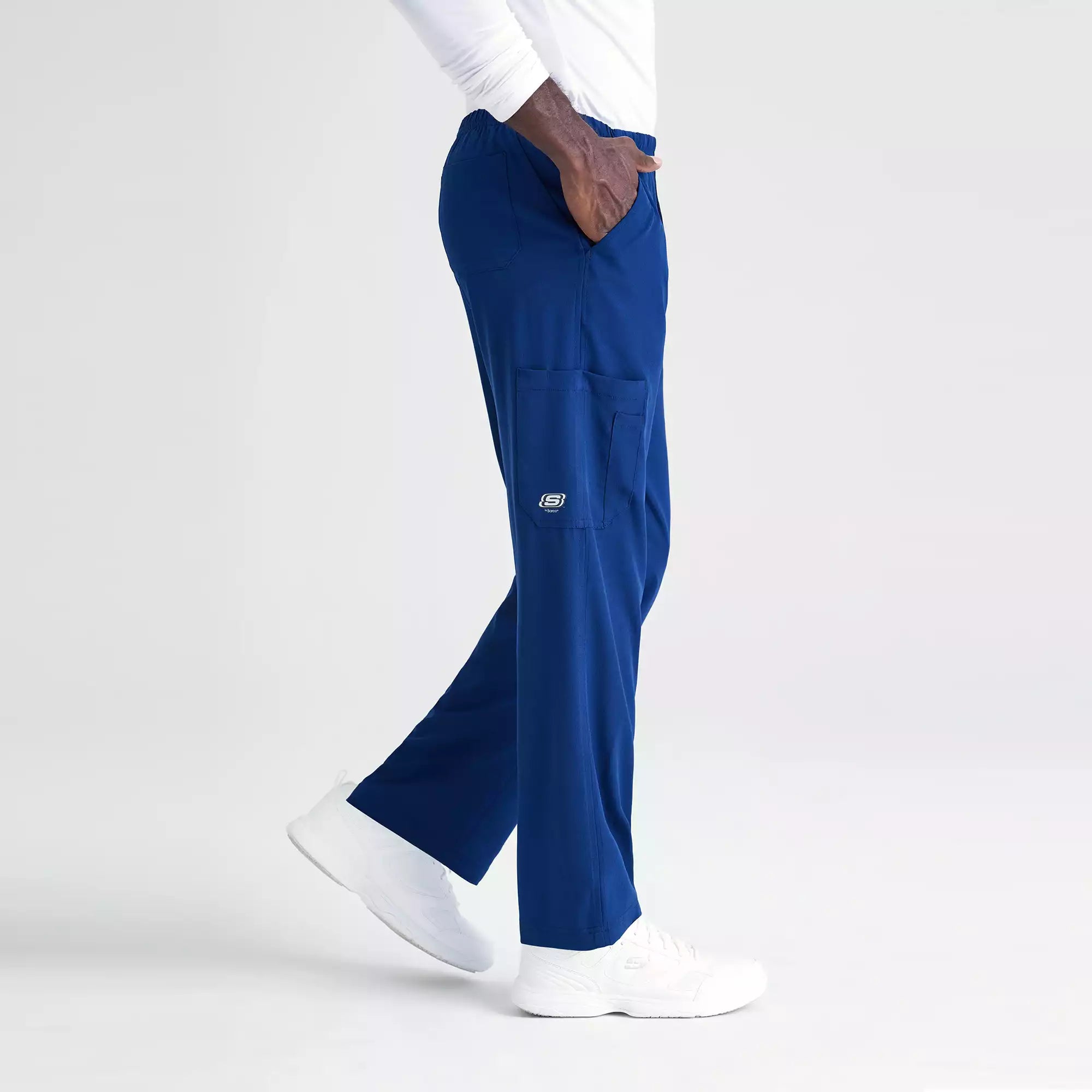 Men's Cargo Scrub Pant with Drawstring Elastic Waistband | SK0215