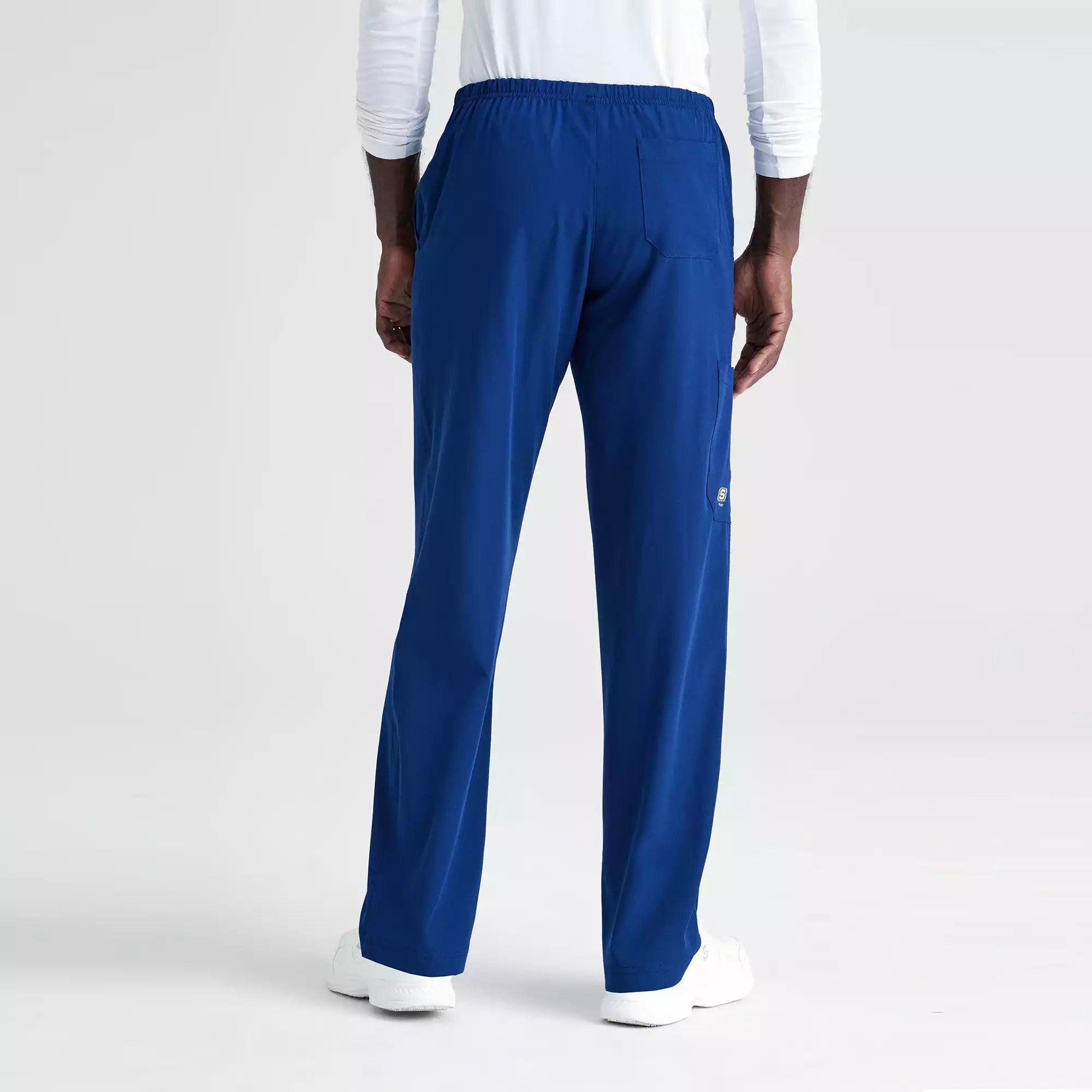 Men's Cargo Scrub Pant with Drawstring Elastic Waistband | SK0215