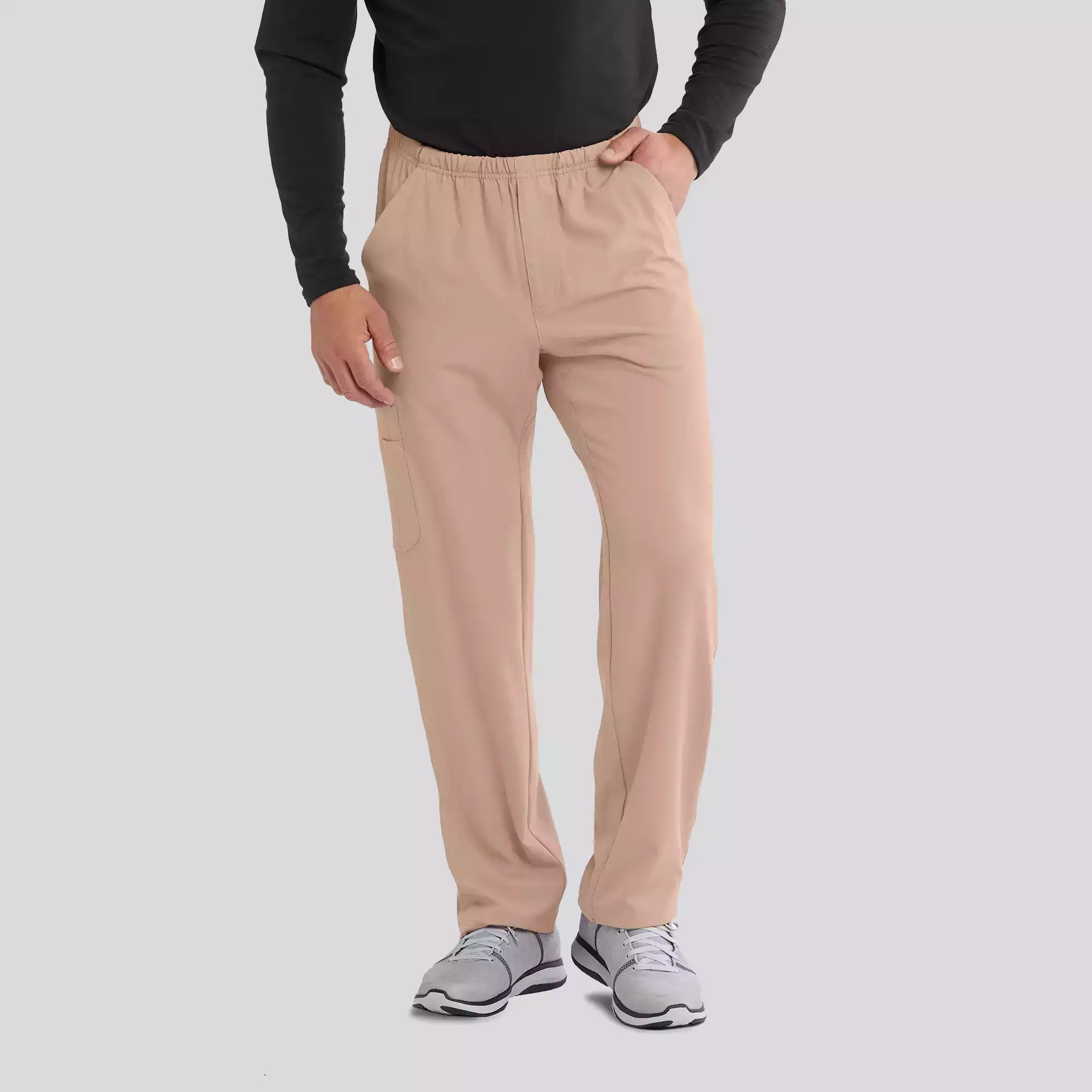 Men's Cargo Scrub Pant with Drawstring Elastic Waistband | SK0215
