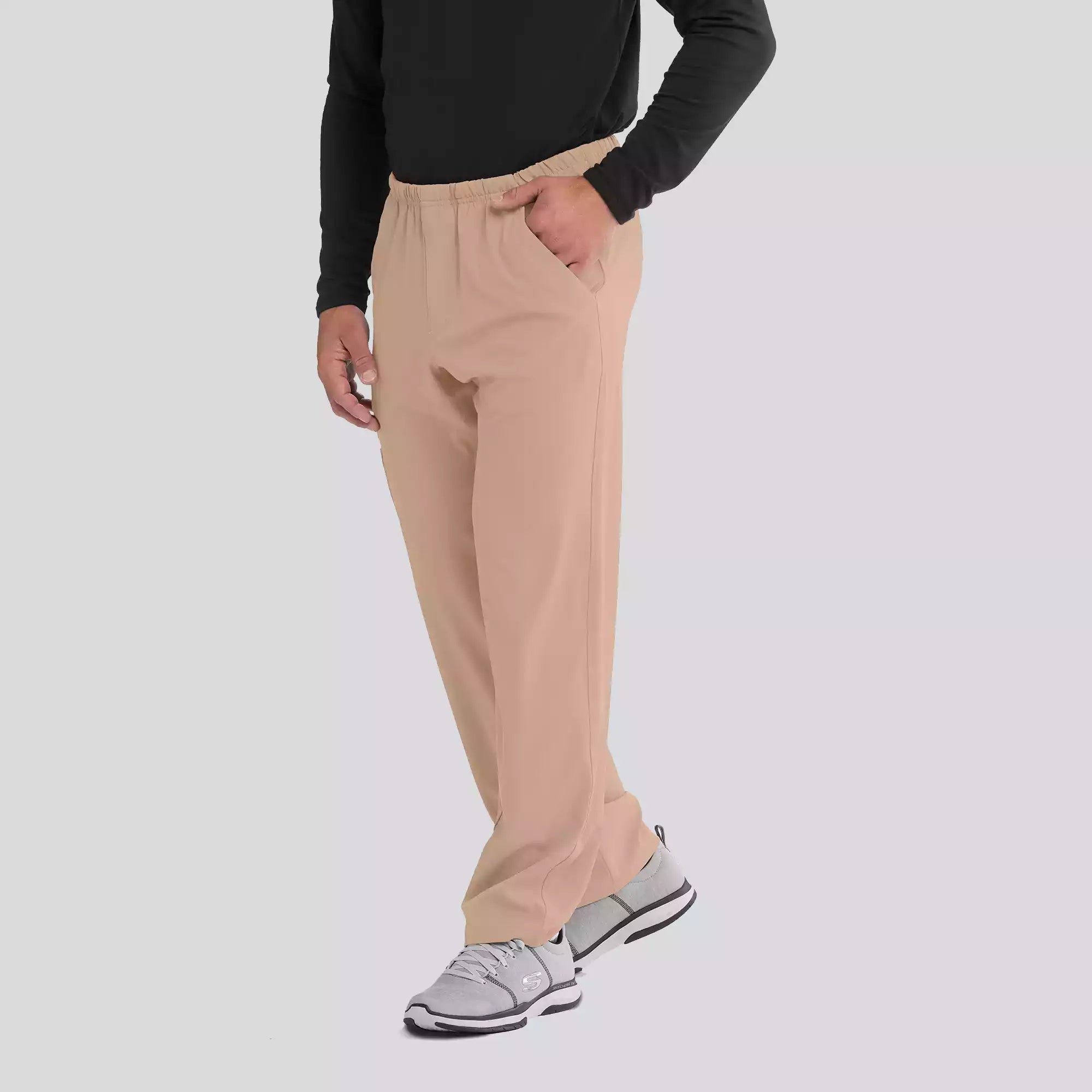 Men's Cargo Scrub Pant with Drawstring Elastic Waistband | SK0215