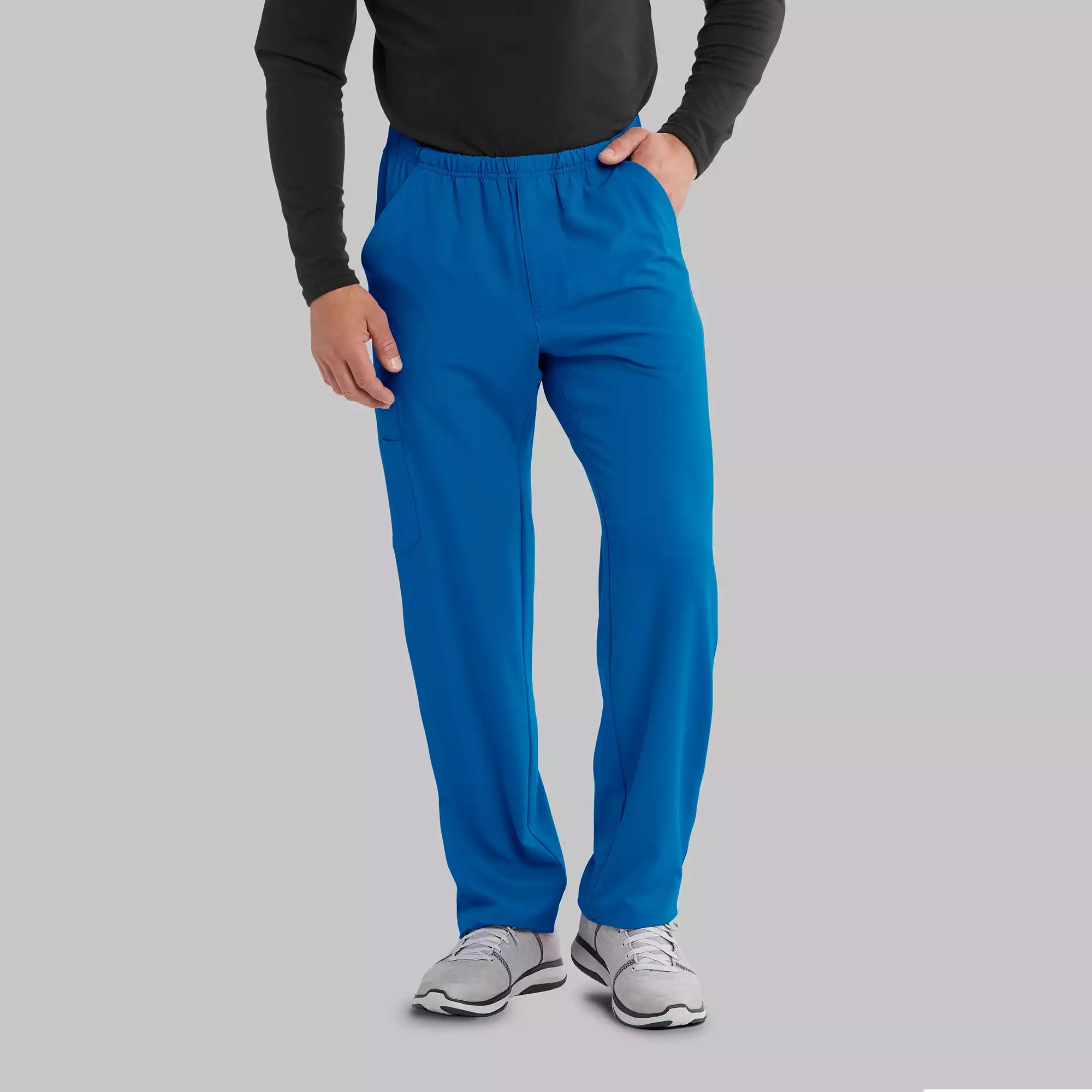 Men's Cargo Scrub Pant with Drawstring Elastic Waistband | SK0215