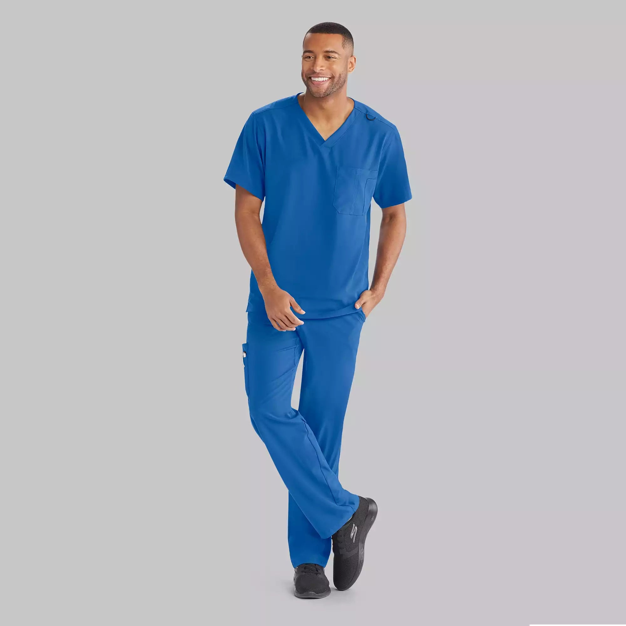 Men's Cargo Scrub Pant with Drawstring Elastic Waistband | SK0215