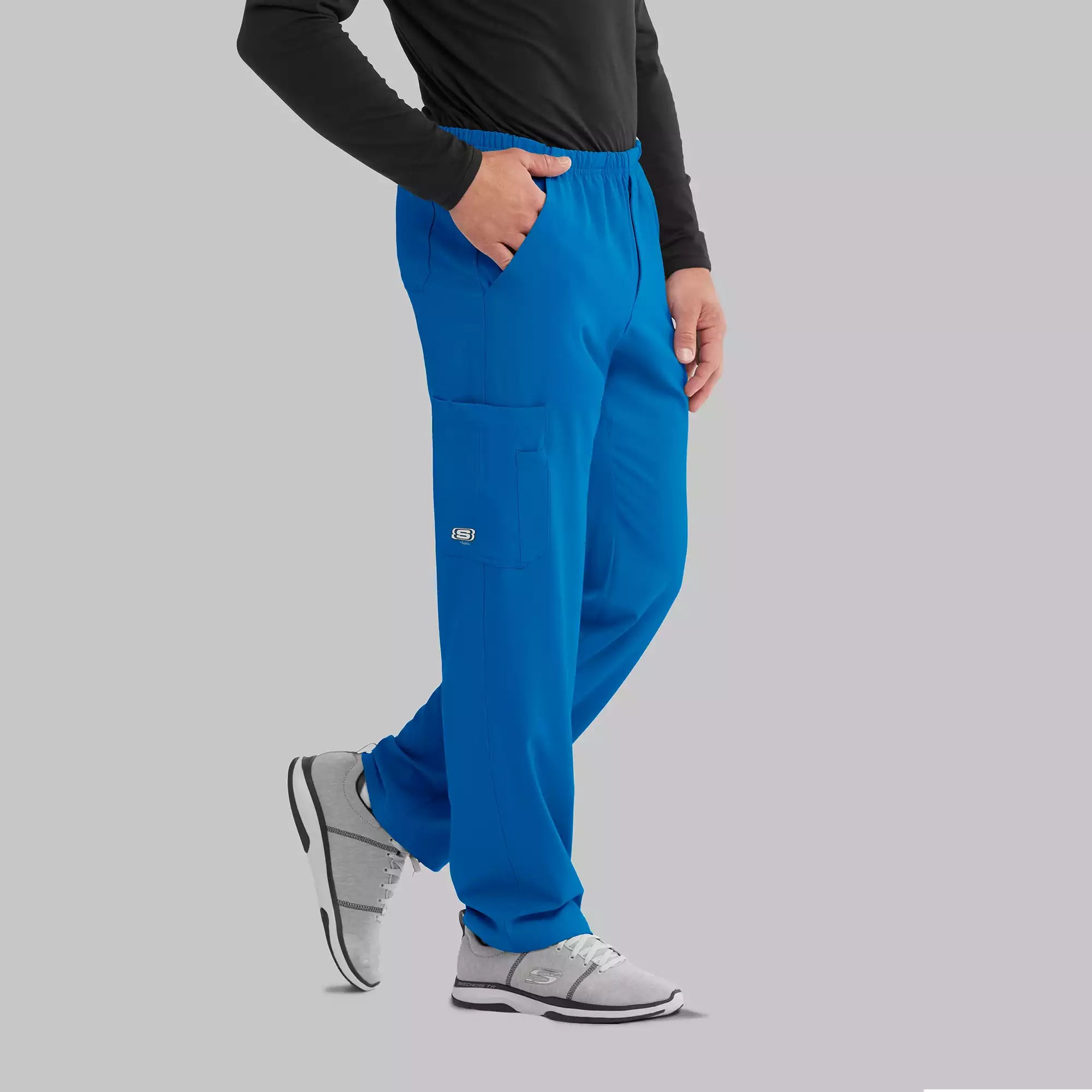 Men's Cargo Scrub Pant with Drawstring Elastic Waistband | SK0215