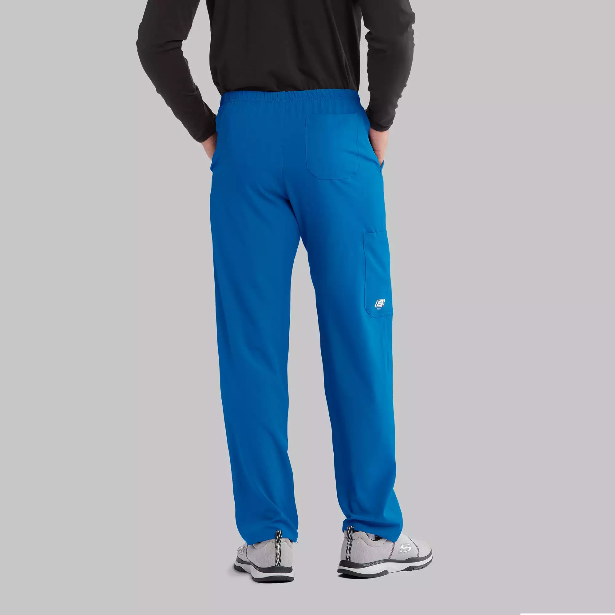 Men's Cargo Scrub Pant with Drawstring Elastic Waistband | SK0215