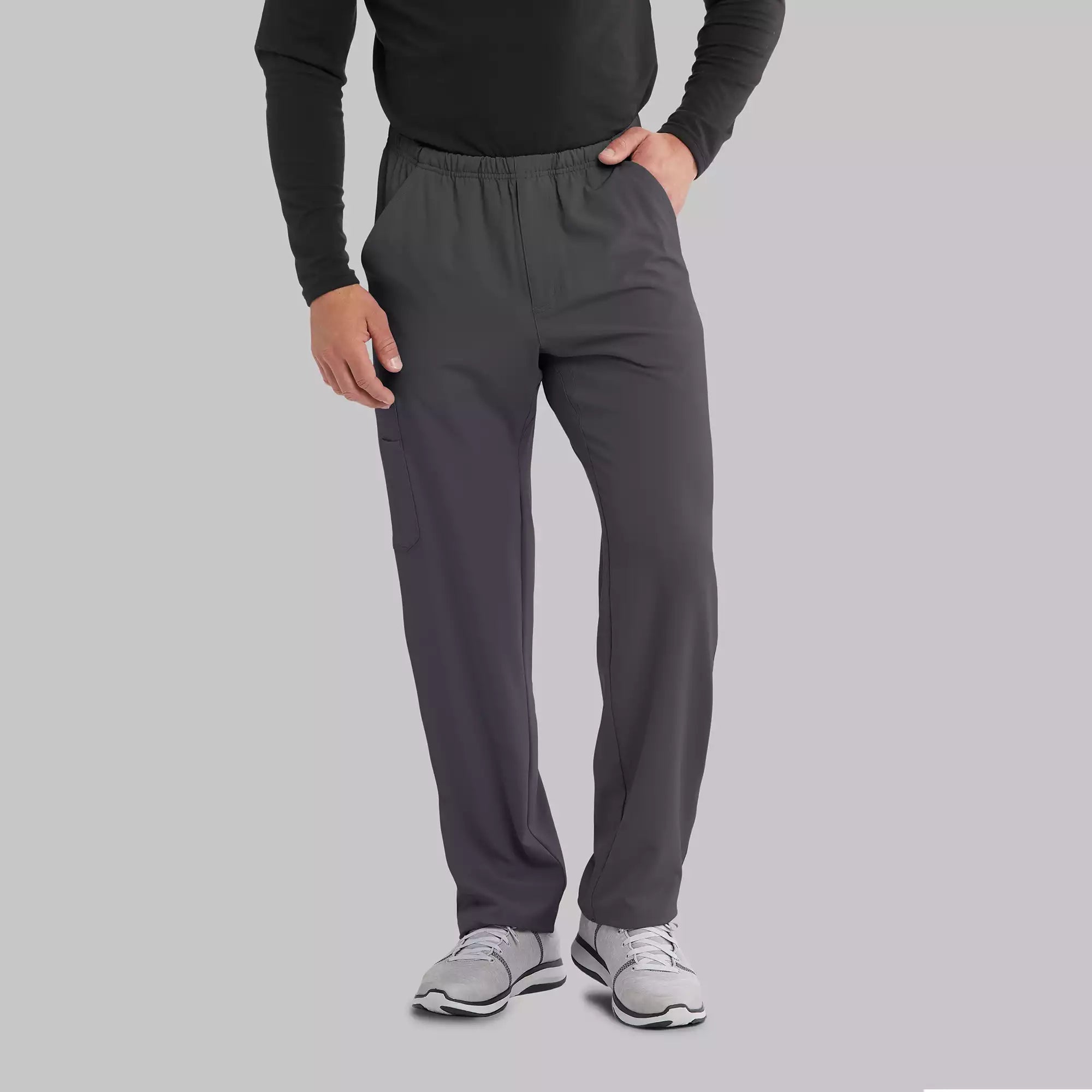 Men's Cargo Scrub Pant with Drawstring Elastic Waistband | SK0215