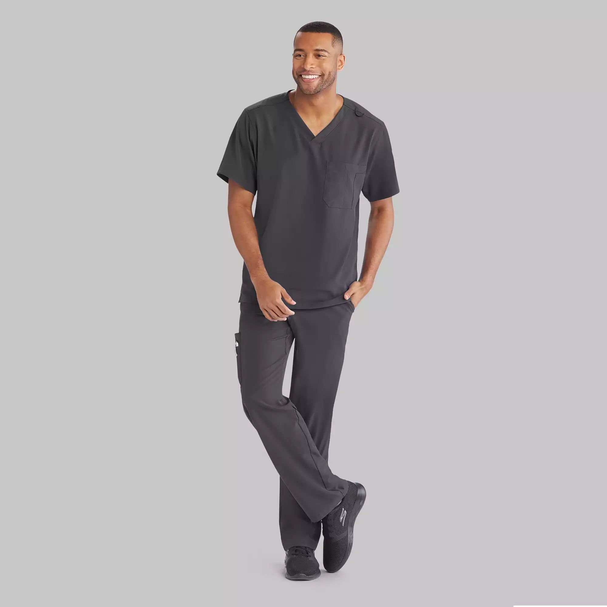 Men's Cargo Scrub Pant with Drawstring Elastic Waistband | SK0215