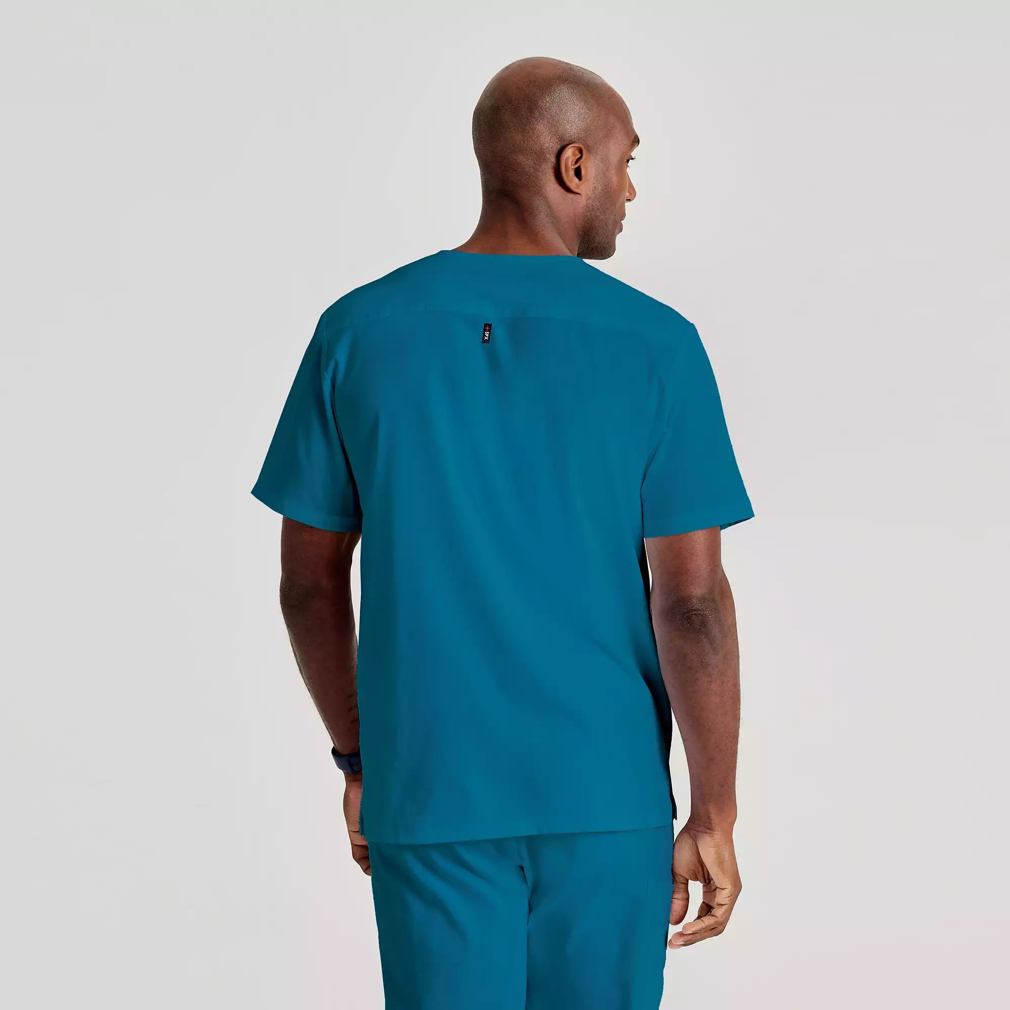 Men's Chest Pocket V-Neck Scrub Top | GRST079