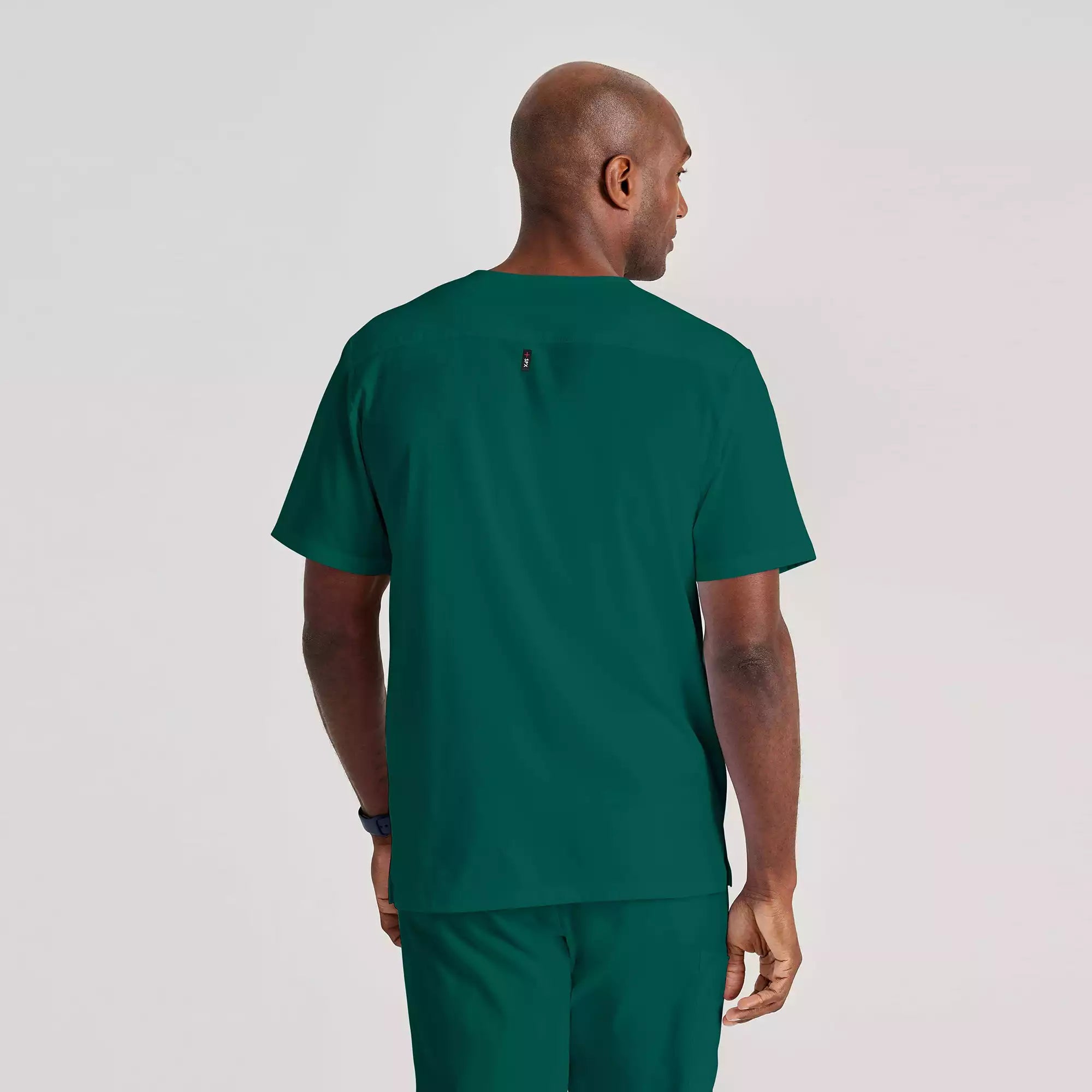 Men's Chest Pocket V-Neck Scrub Top | GRST079