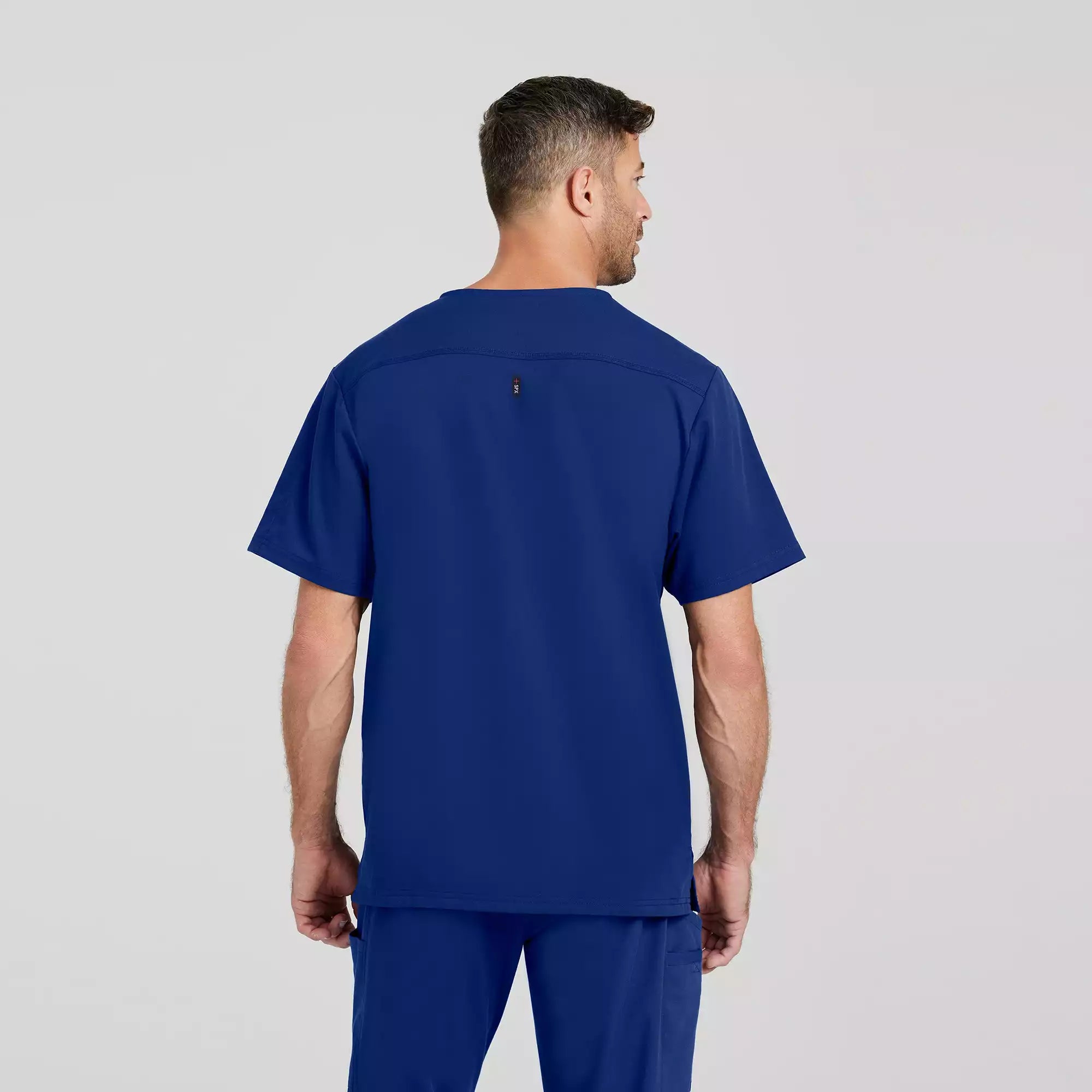 Men's Chest Pocket V-Neck Scrub Top | GRST079