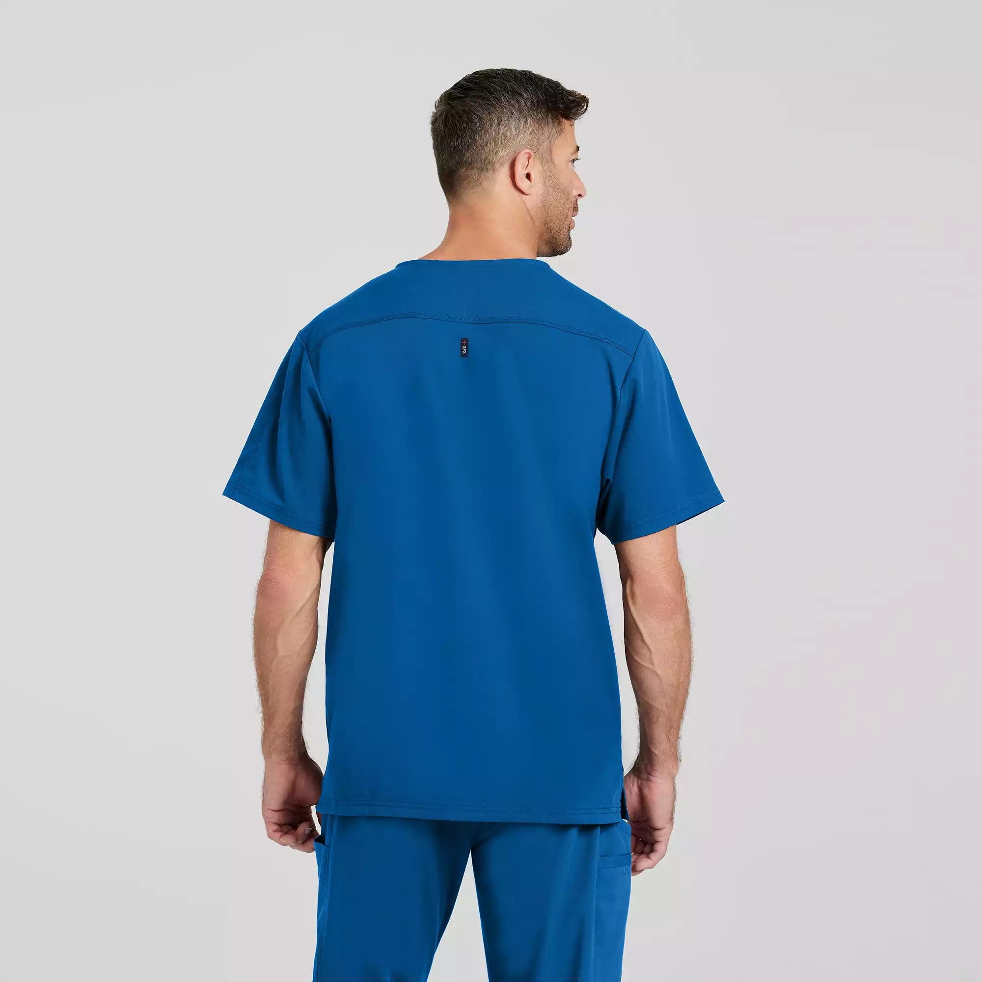 Men's Chest Pocket V-Neck Scrub Top | GRST079