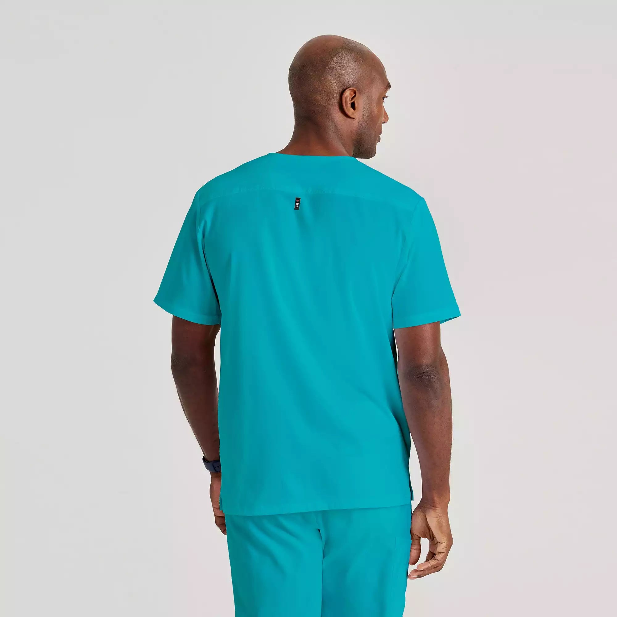 Men's Chest Pocket V-Neck Scrub Top | GRST079