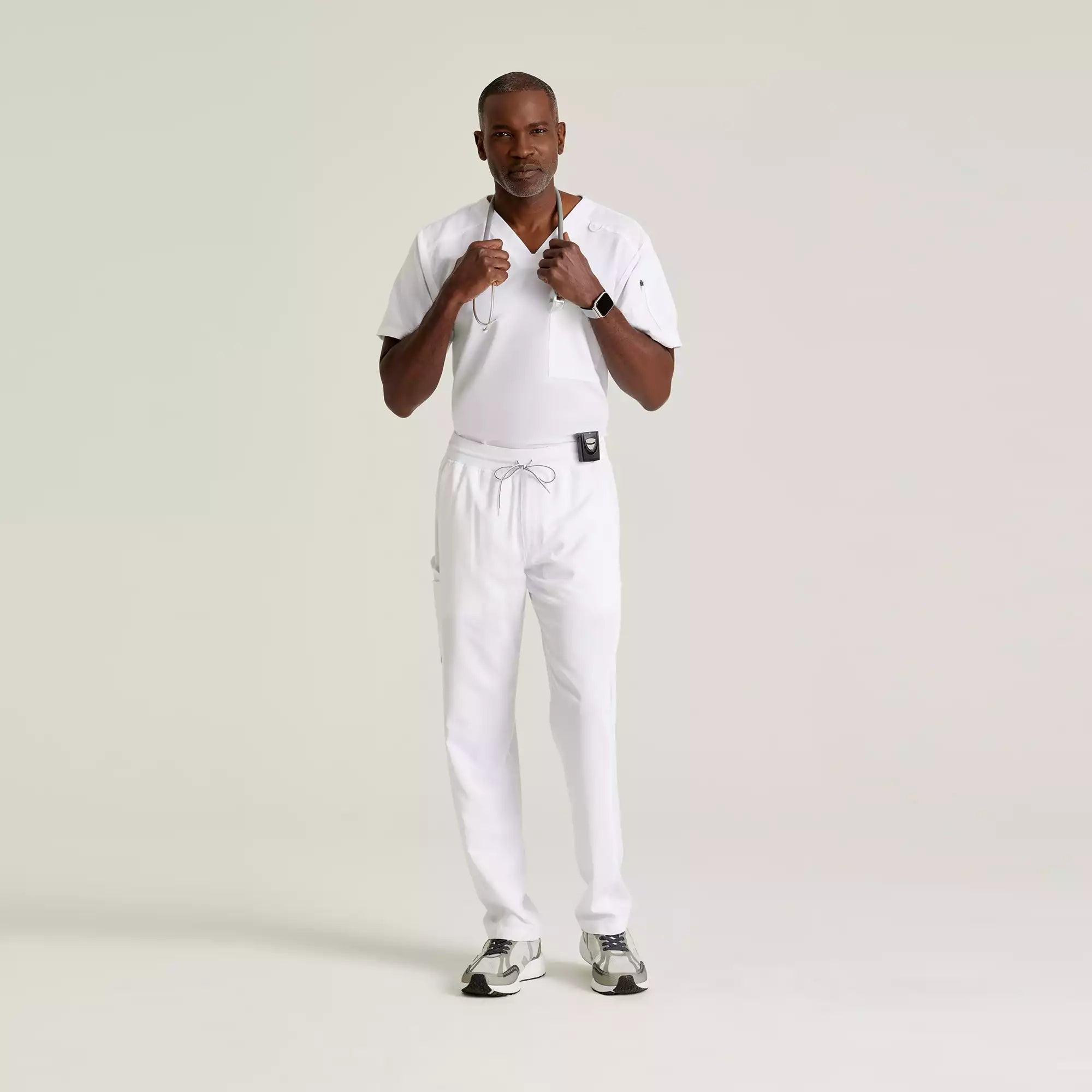 Men's Chest Pocket V-Neck Scrub Top | GRST079
